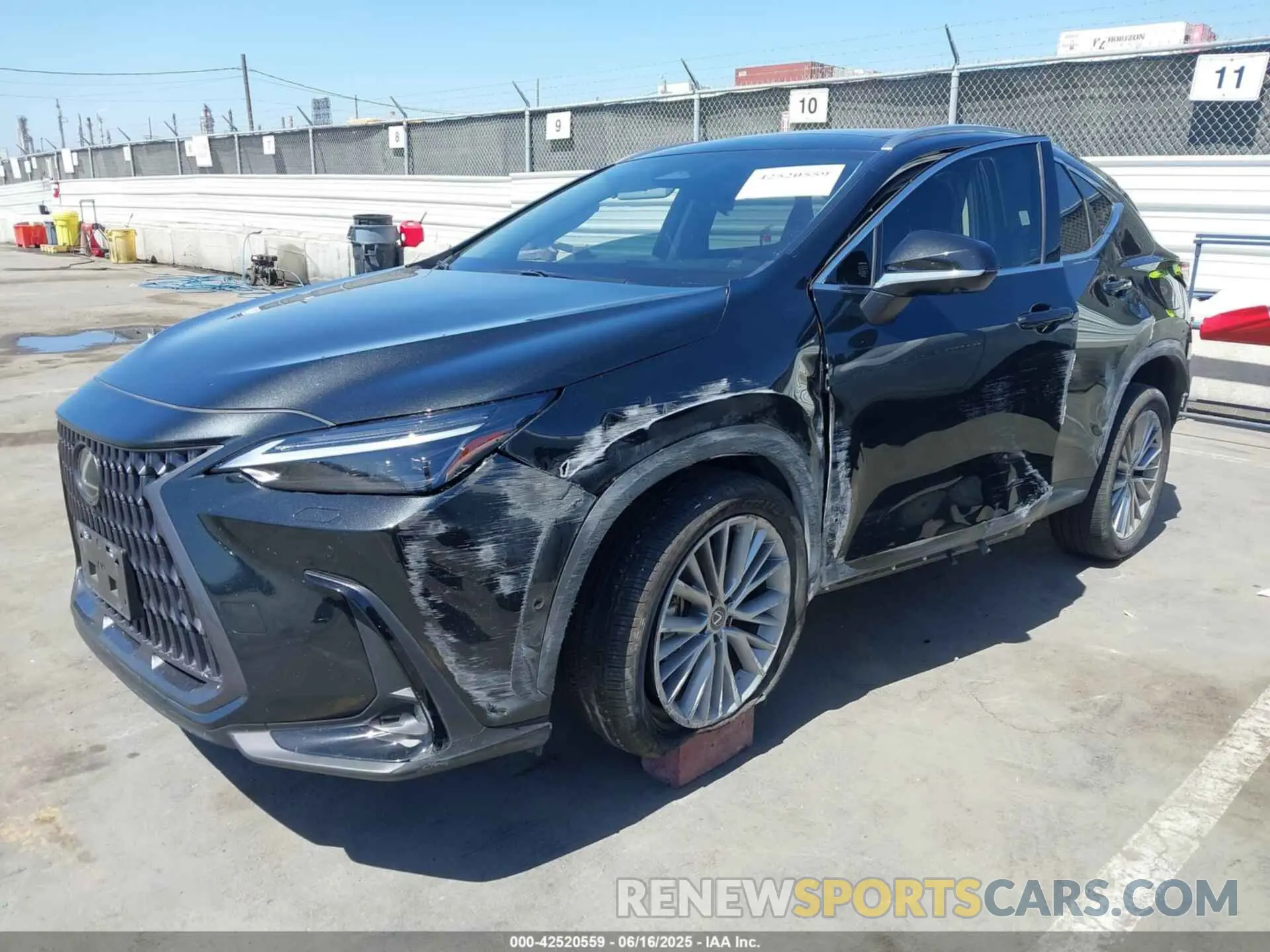 2 Photograph of a damaged car JTJHKCEZXR2030756 LEXUS NX 350H 2024