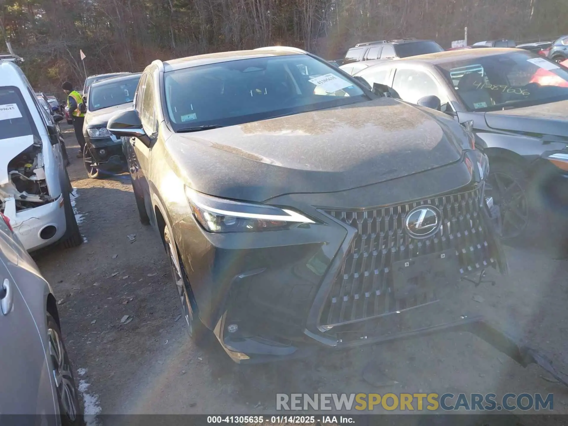 1 Photograph of a damaged car 2T2GKCEZ0SC033439 LEXUS NX 350H 2025
