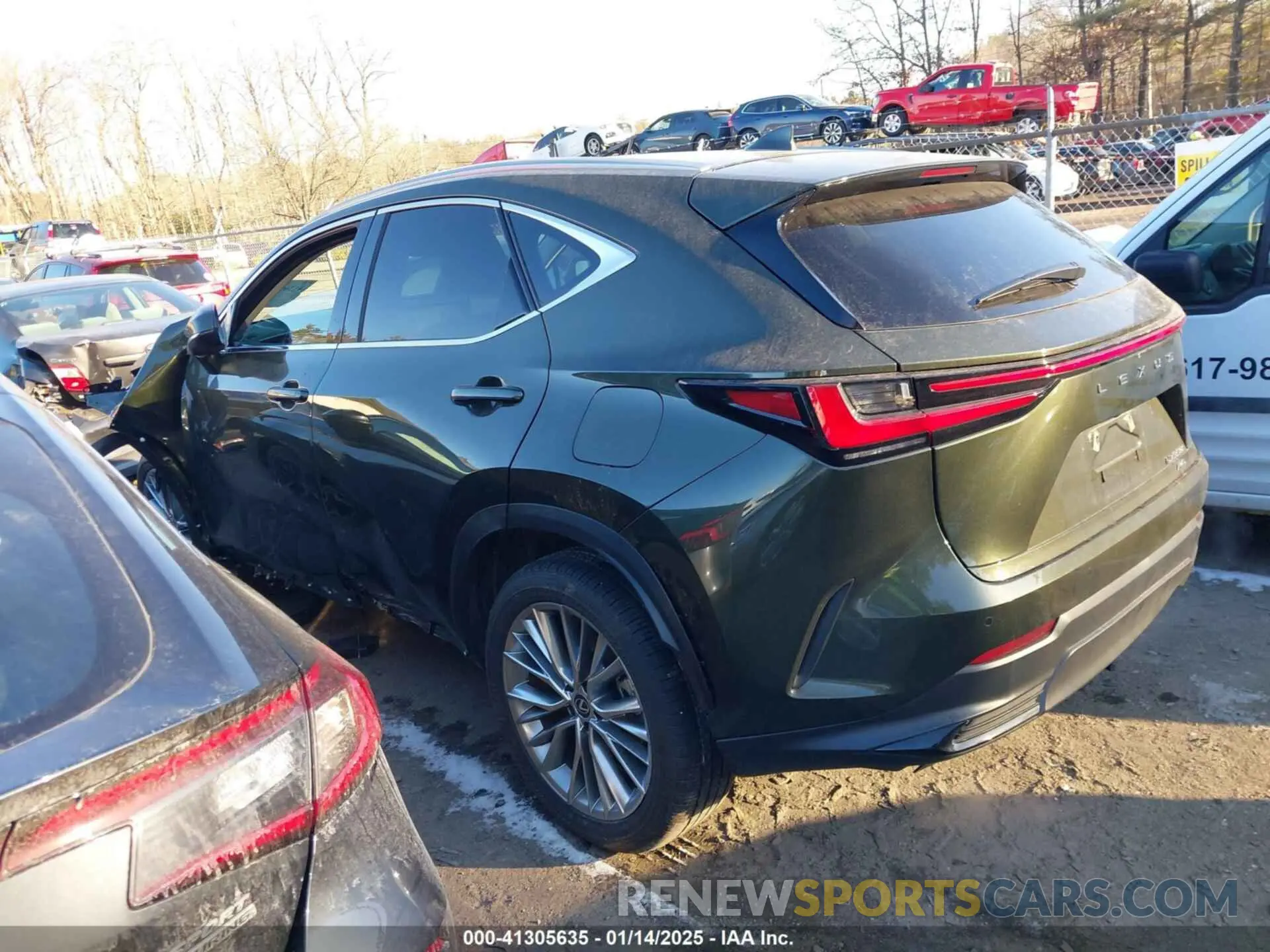 14 Photograph of a damaged car 2T2GKCEZ0SC033439 LEXUS NX 350H 2025