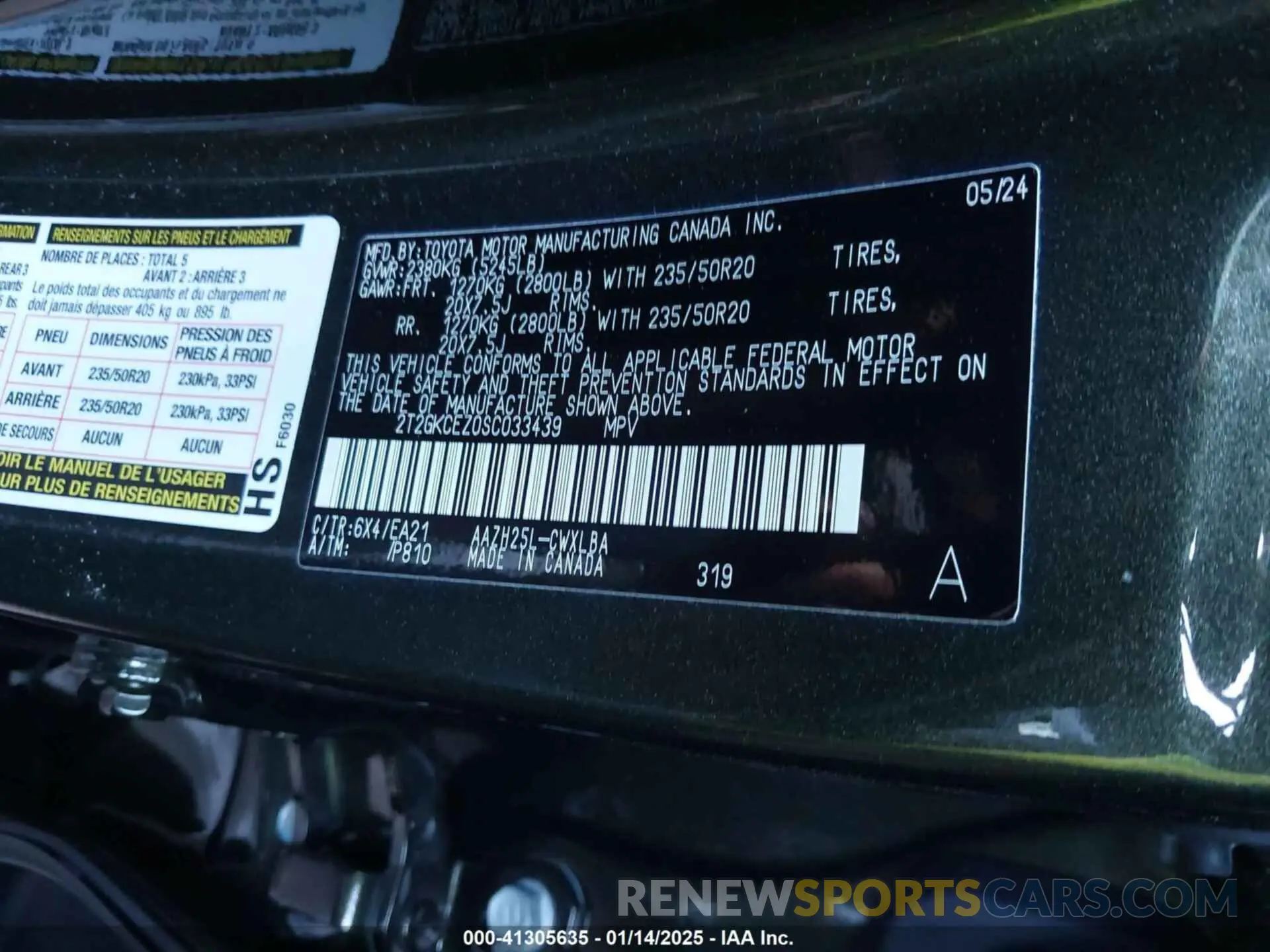 9 Photograph of a damaged car 2T2GKCEZ0SC033439 LEXUS NX 350H 2025