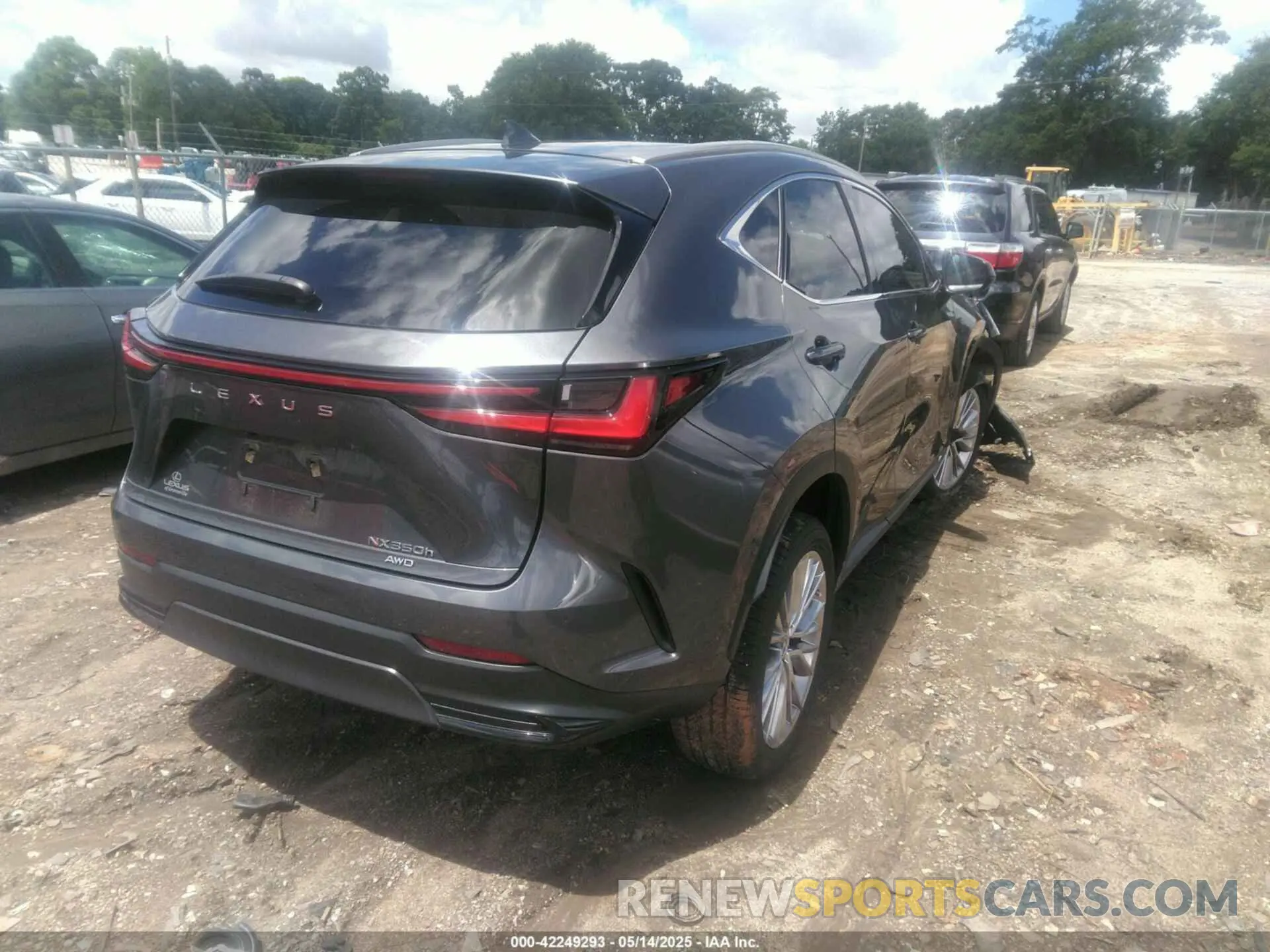 4 Photograph of a damaged car 2T2GKCEZ2SC032602 LEXUS NX 350H 2025