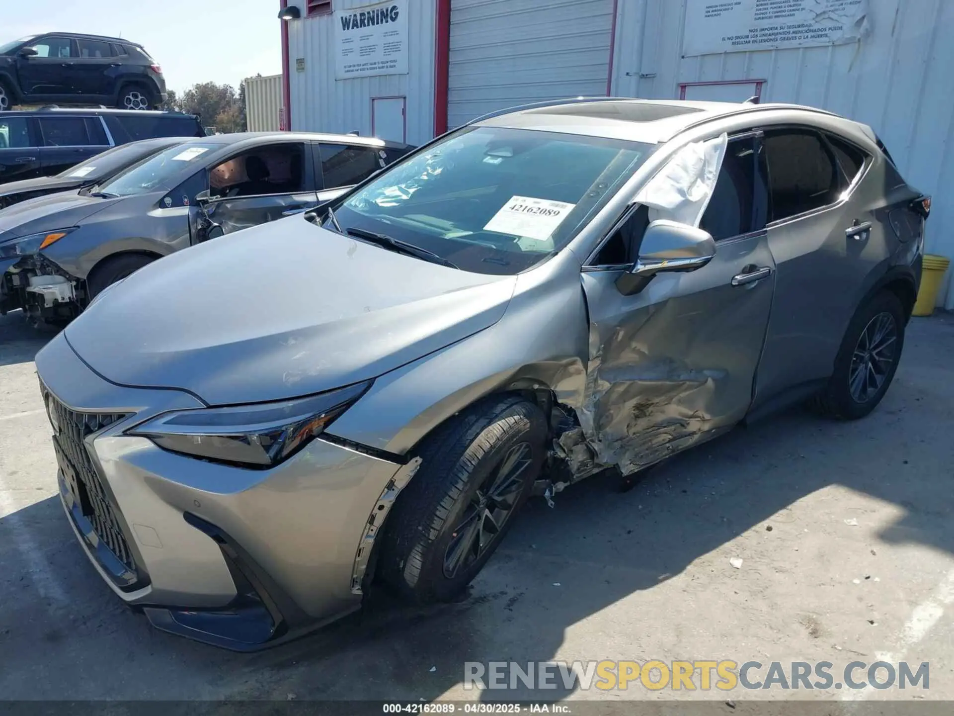 2 Photograph of a damaged car 2T2GKCEZ3SC036643 LEXUS NX 350H 2025