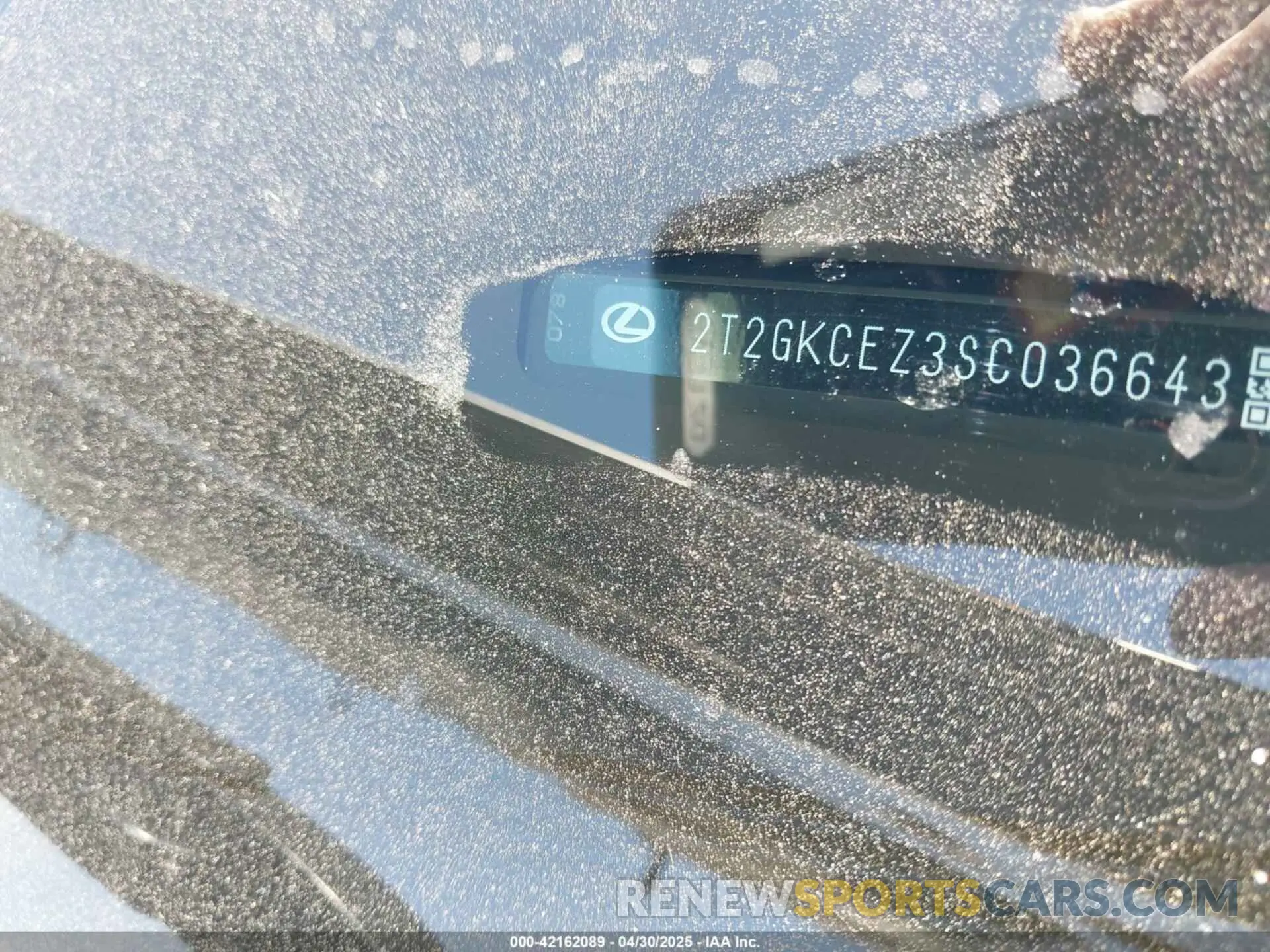9 Photograph of a damaged car 2T2GKCEZ3SC036643 LEXUS NX 350H 2025