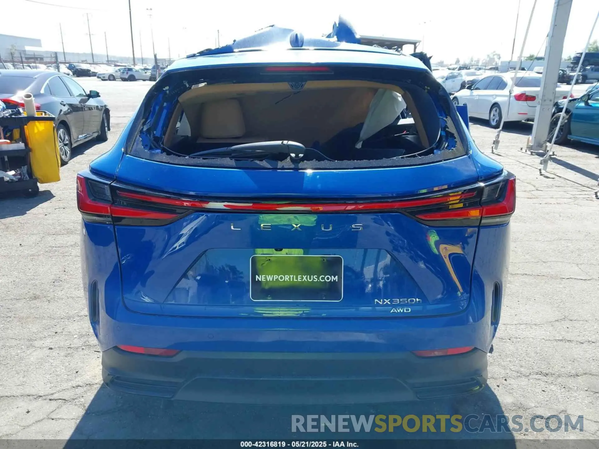 15 Photograph of a damaged car 2T2GKCEZ4SC033637 LEXUS NX 350H 2025
