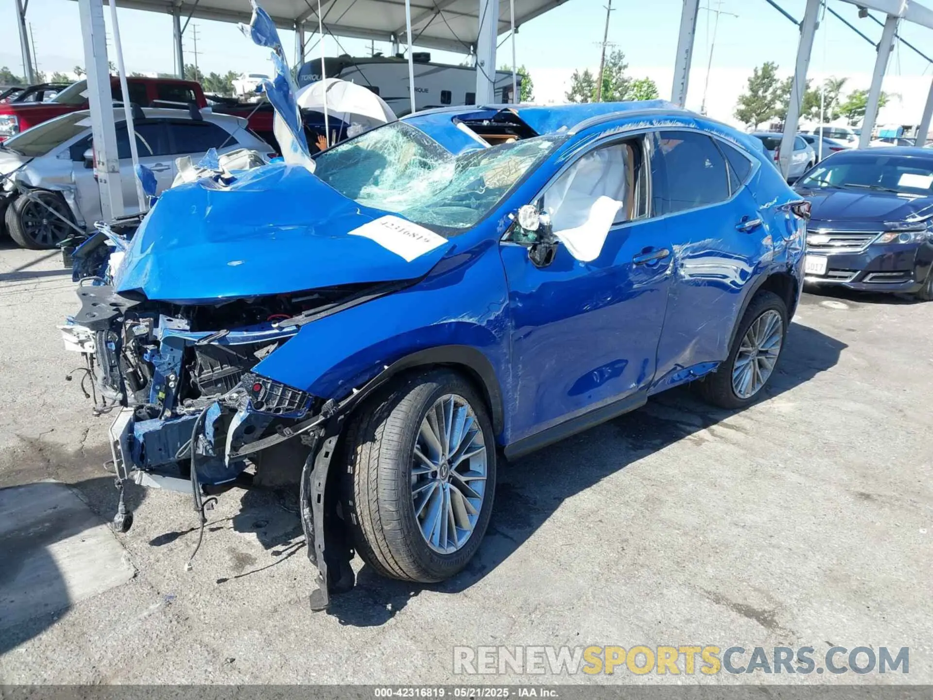 2 Photograph of a damaged car 2T2GKCEZ4SC033637 LEXUS NX 350H 2025