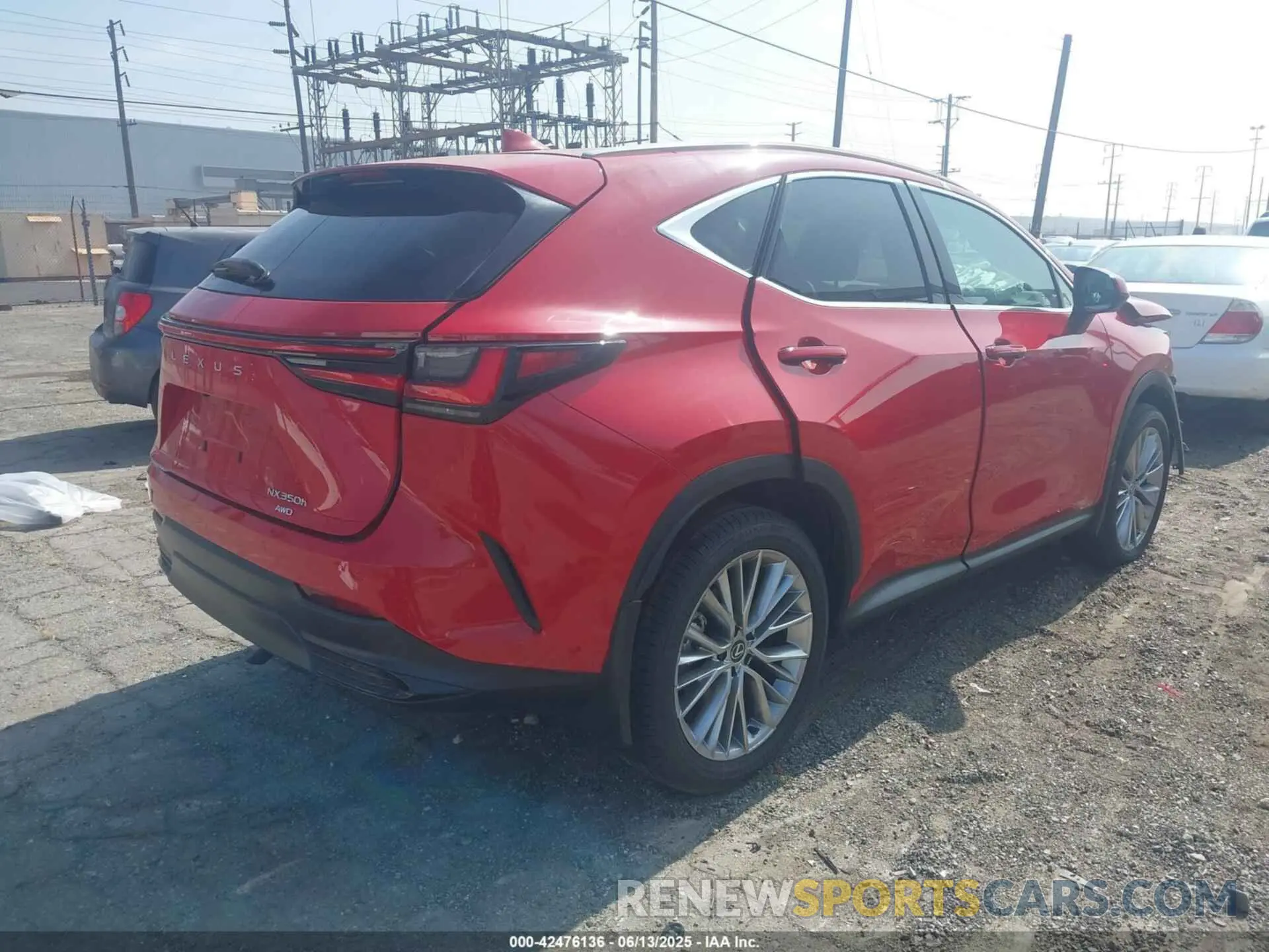 4 Photograph of a damaged car 2T2GKCEZ4SC042046 LEXUS NX 350H 2025