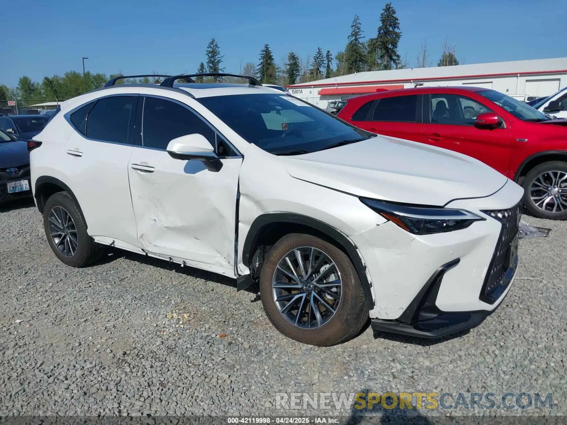 1 Photograph of a damaged car JTJGKCEZ0S5029339 LEXUS NX 350H 2025