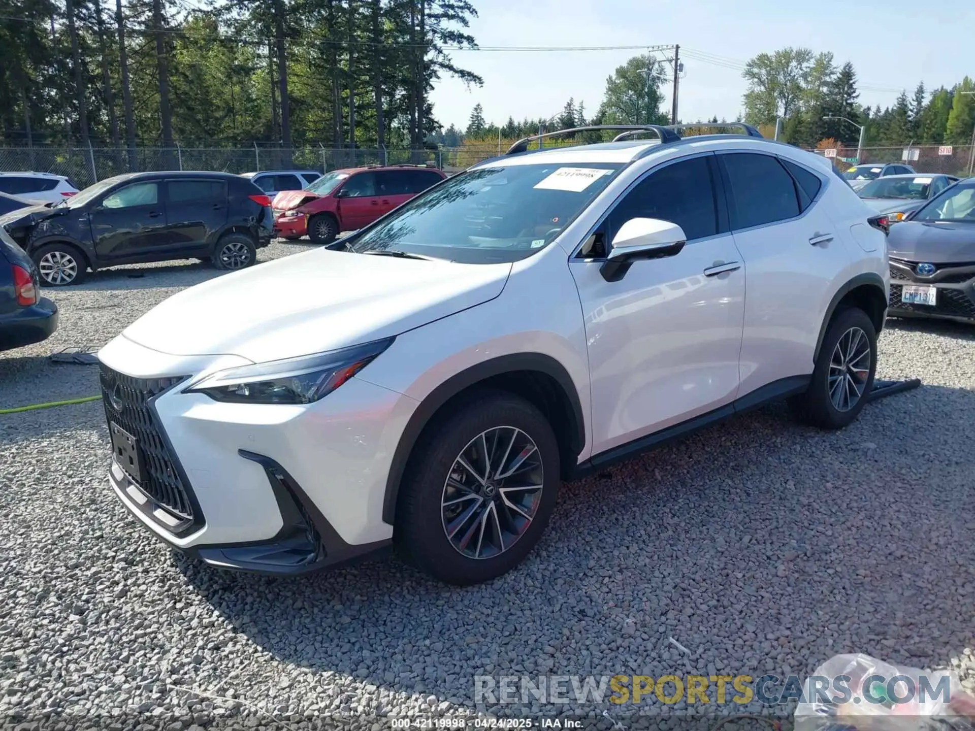 2 Photograph of a damaged car JTJGKCEZ0S5029339 LEXUS NX 350H 2025