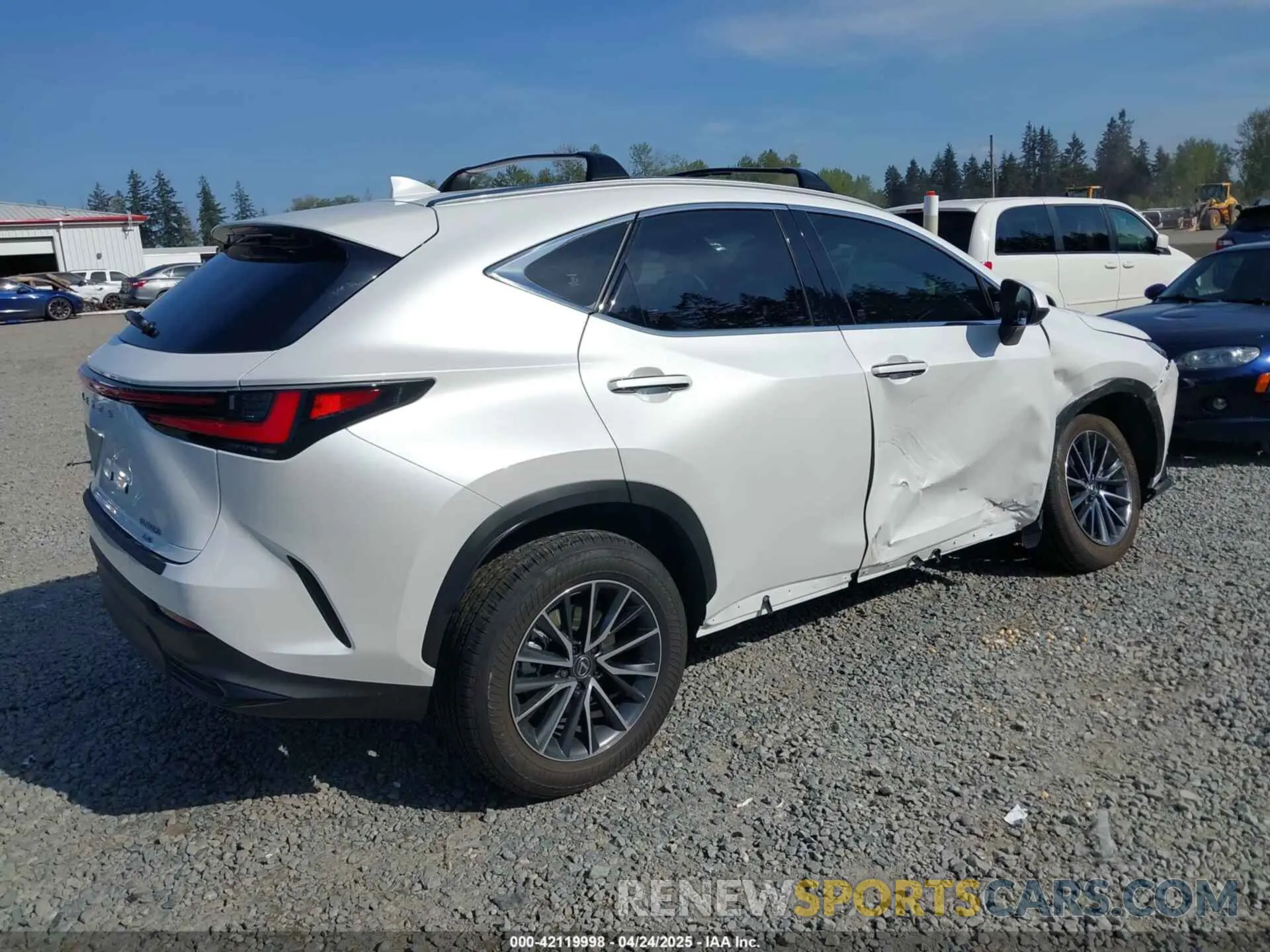 4 Photograph of a damaged car JTJGKCEZ0S5029339 LEXUS NX 350H 2025