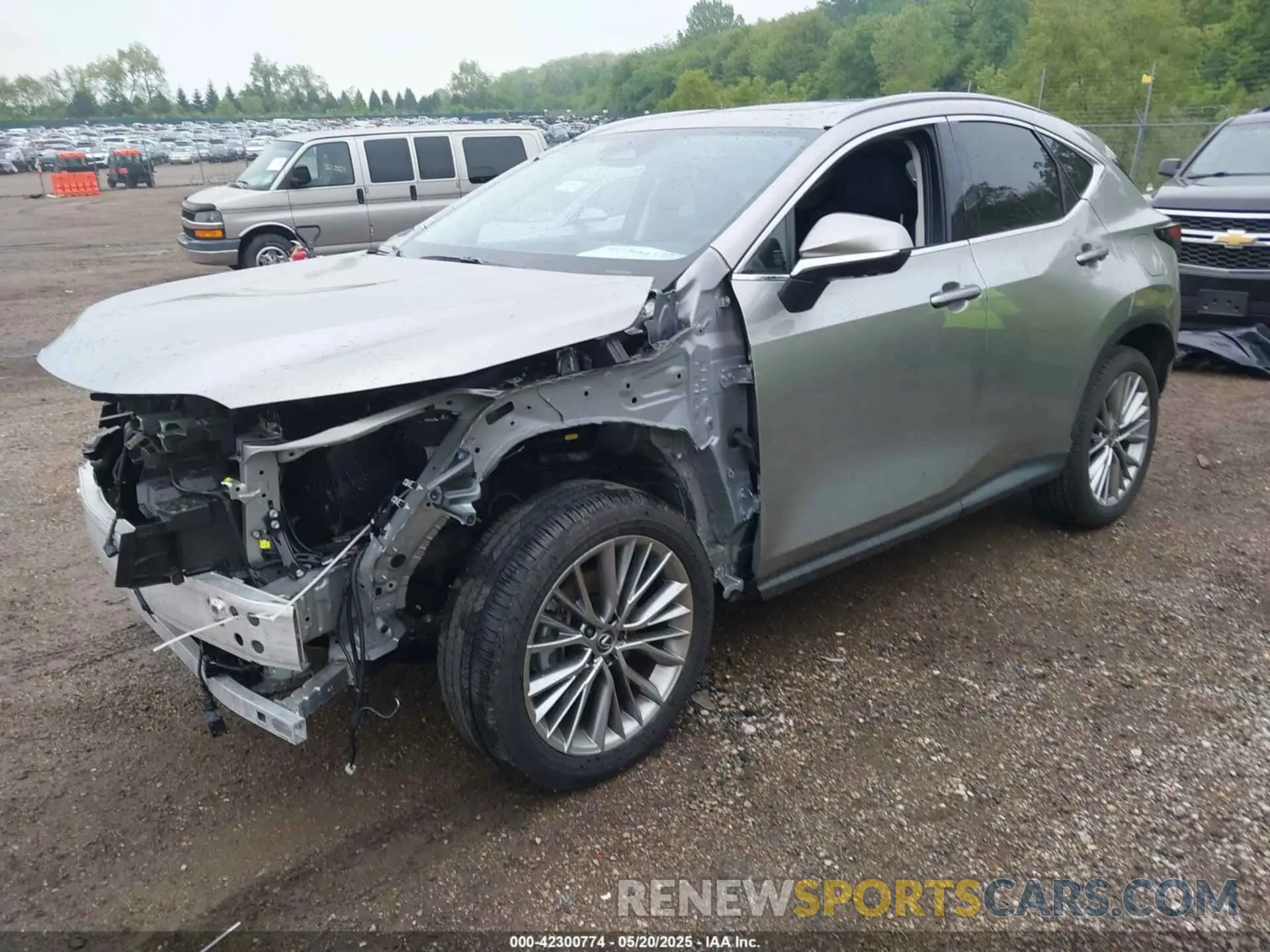 2 Photograph of a damaged car JTJGKCEZ2S2054535 LEXUS NX 350H 2025