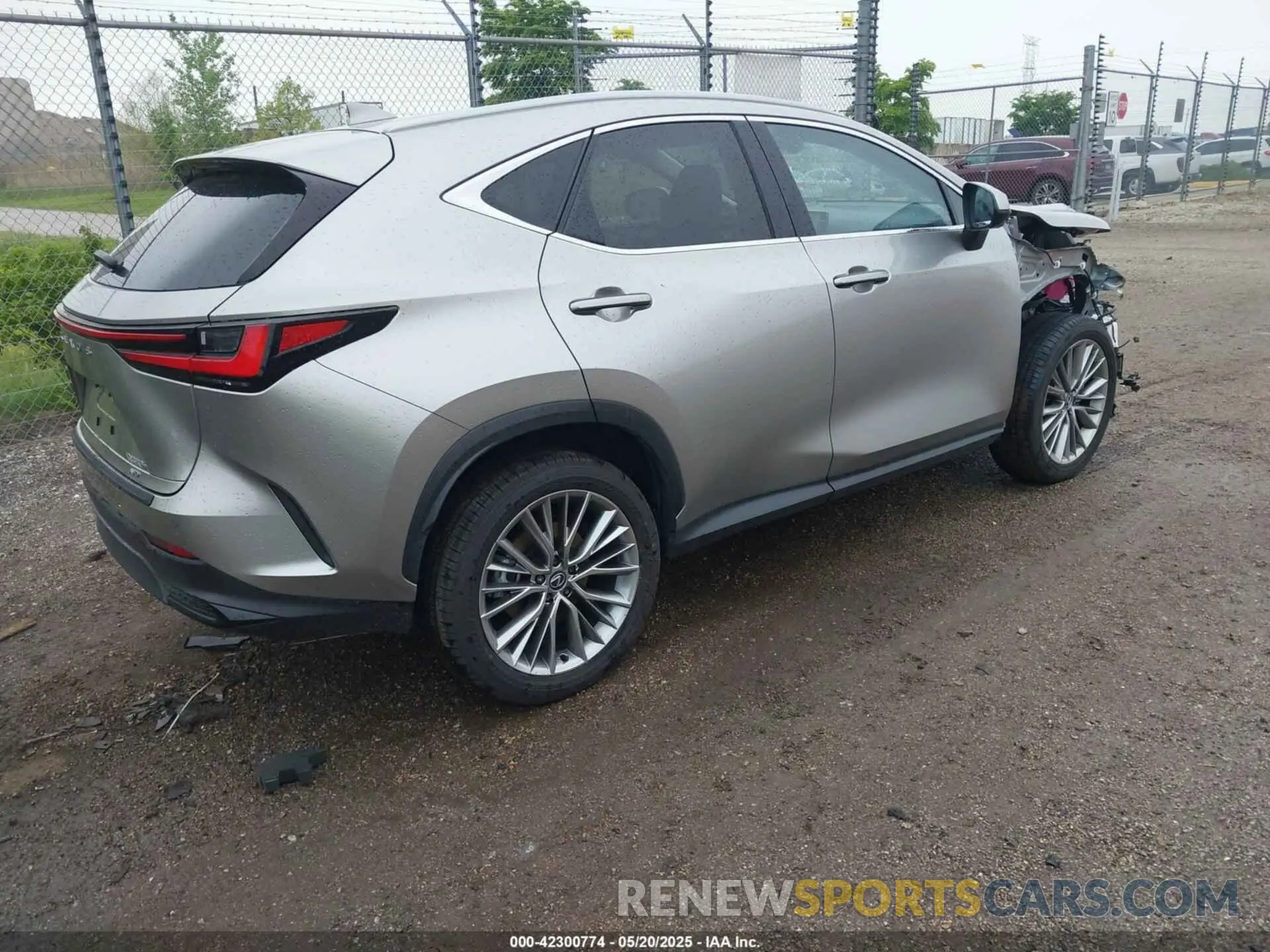 4 Photograph of a damaged car JTJGKCEZ2S2054535 LEXUS NX 350H 2025