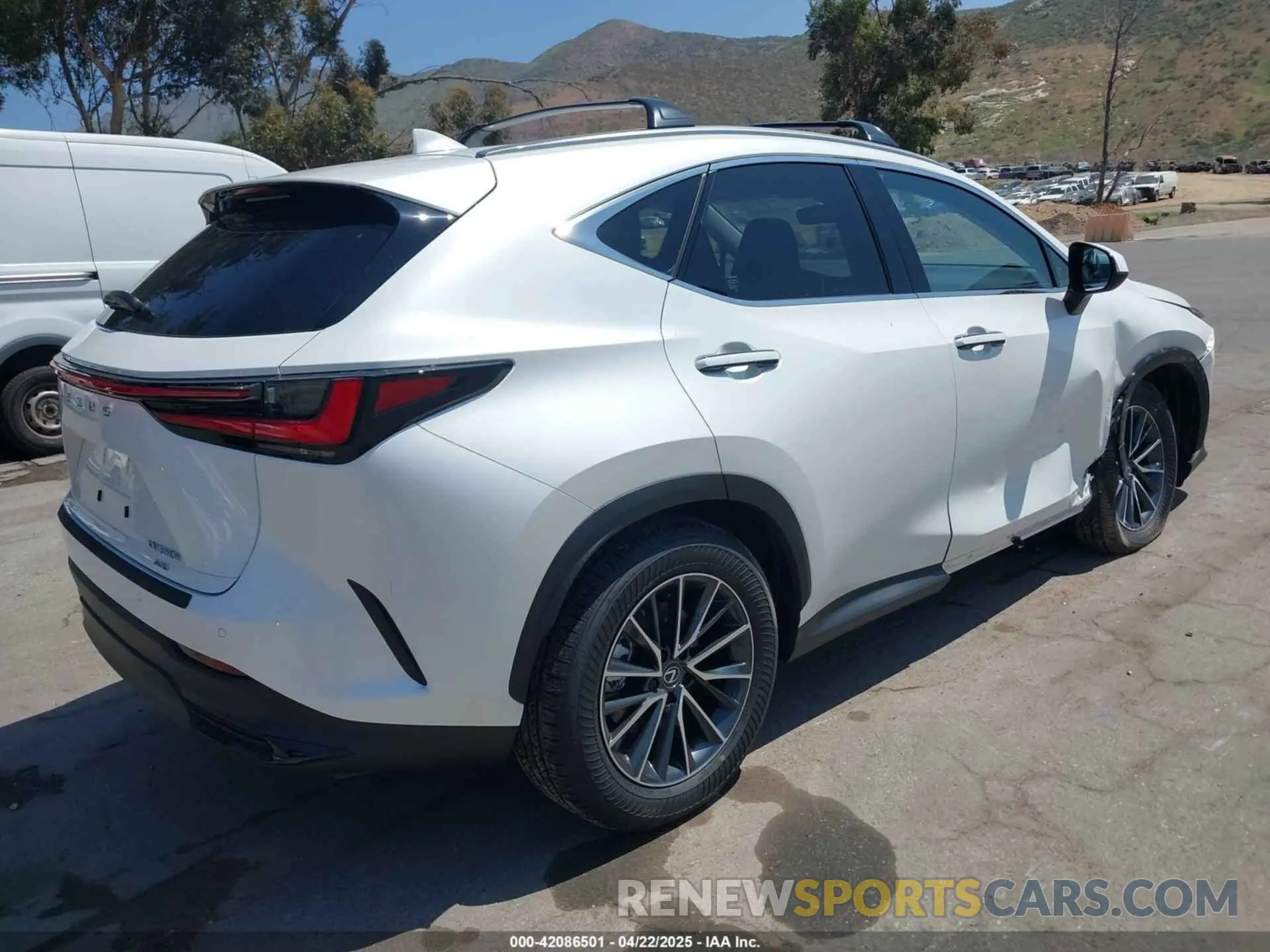 4 Photograph of a damaged car JTJGKCEZ5S2061401 LEXUS NX 350H 2025