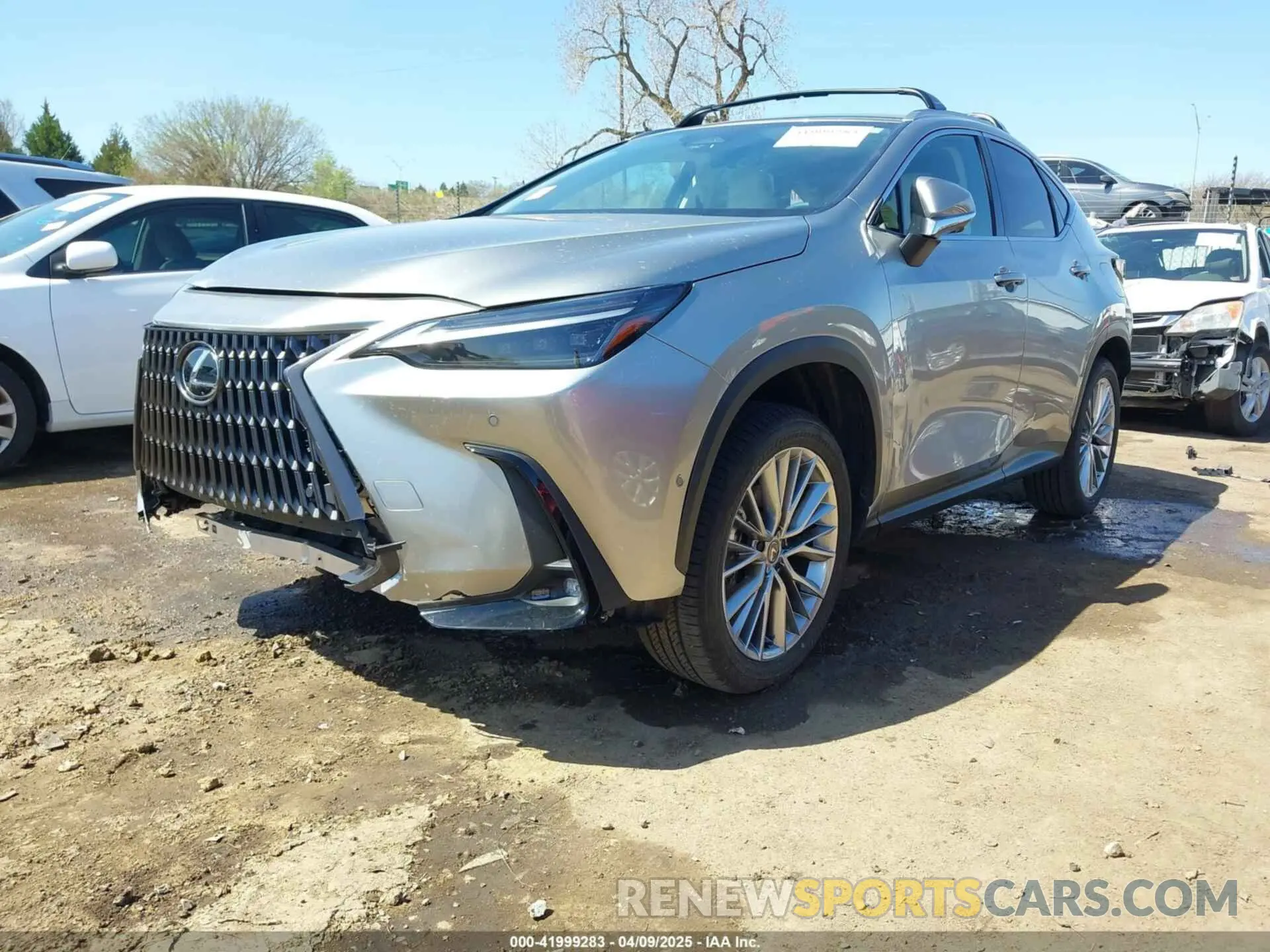 2 Photograph of a damaged car JTJHKCEZ1S2049993 LEXUS NX 350H 2025