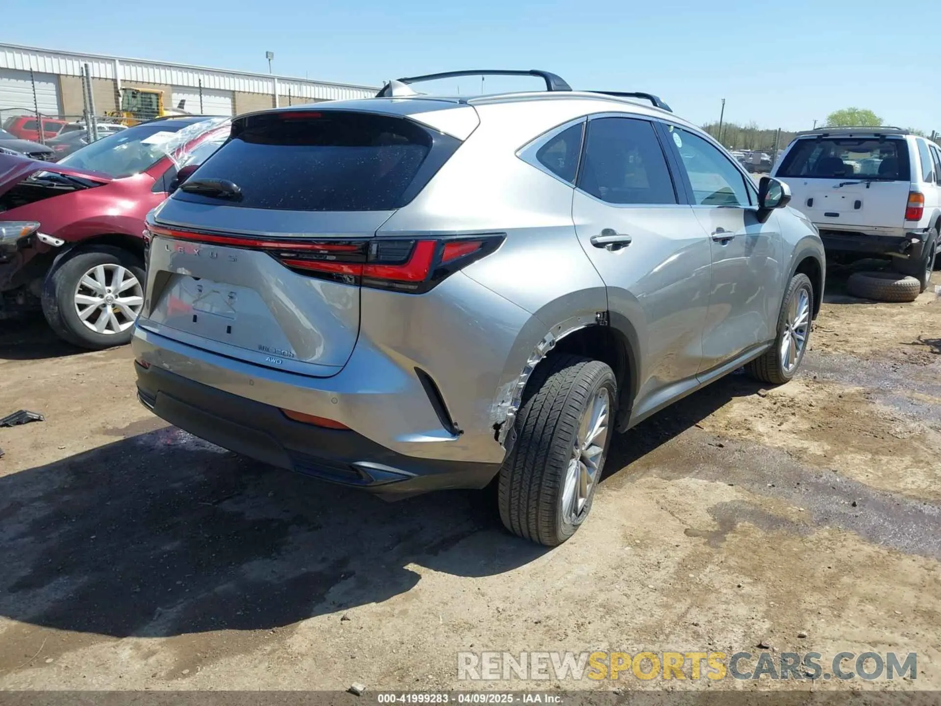 4 Photograph of a damaged car JTJHKCEZ1S2049993 LEXUS NX 350H 2025