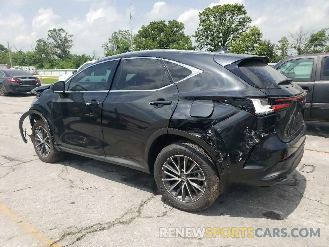 2 Photograph of a damaged car JTJHKCEZXR5011784 LEXUS NX 350H BA 2024