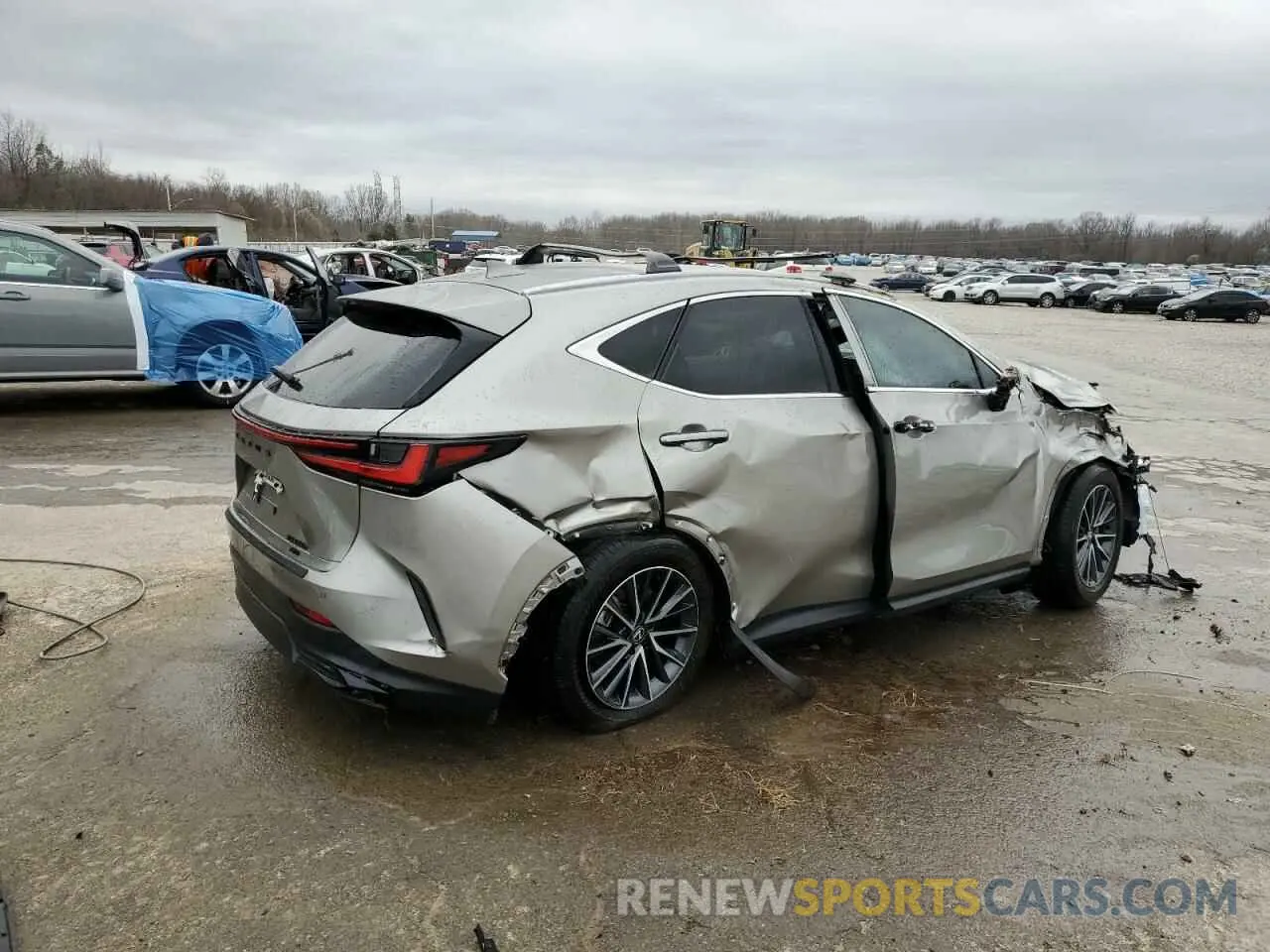 3 Photograph of a damaged car 2T2GKCEZ1SC047415 LEXUS NX 350H BA 2025
