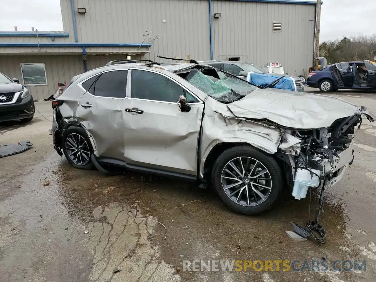 4 Photograph of a damaged car 2T2GKCEZ1SC047415 LEXUS NX 350H BA 2025
