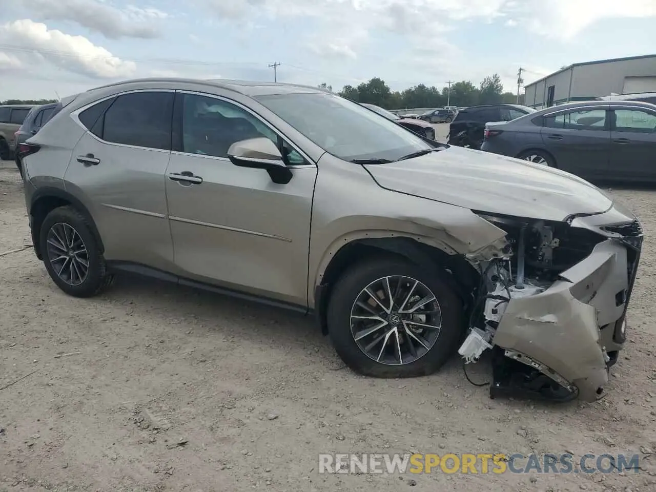 4 Photograph of a damaged car 2T2GKCEZ3SC035198 LEXUS NX 350H BA 2025