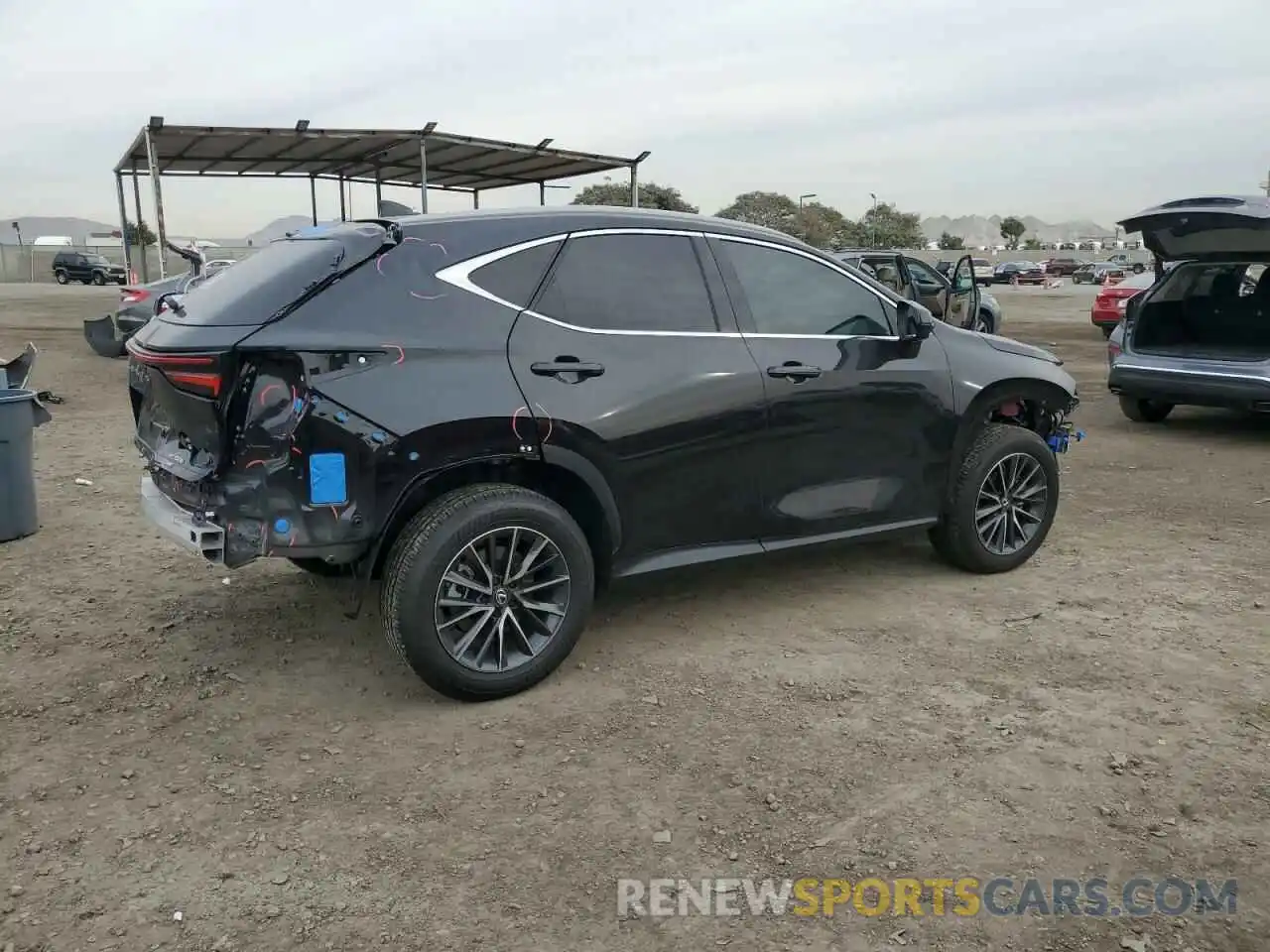 3 Photograph of a damaged car 2T2GKCEZ8SC036069 LEXUS NX 350H BA 2025