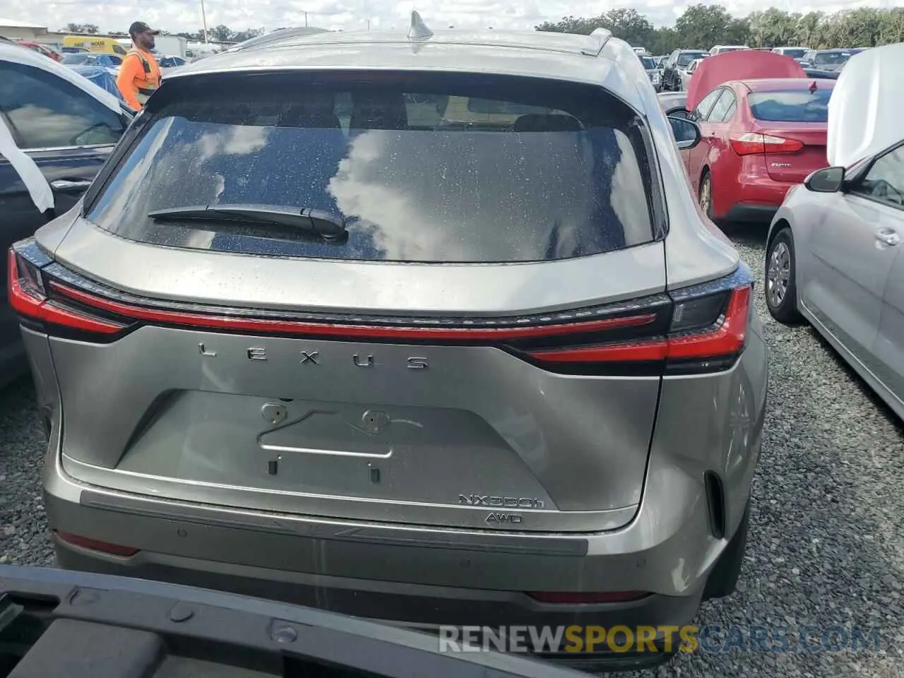 6 Photograph of a damaged car JTJGKCEZ7S2042218 LEXUS NX 350H BA 2025