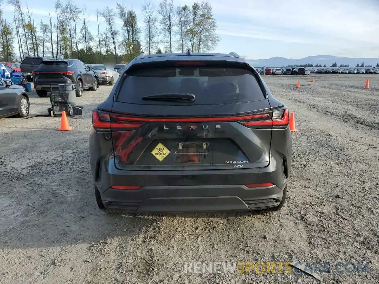 6 Photograph of a damaged car JTJHKCFZ7N2004995 LEXUS NX 450H 2022