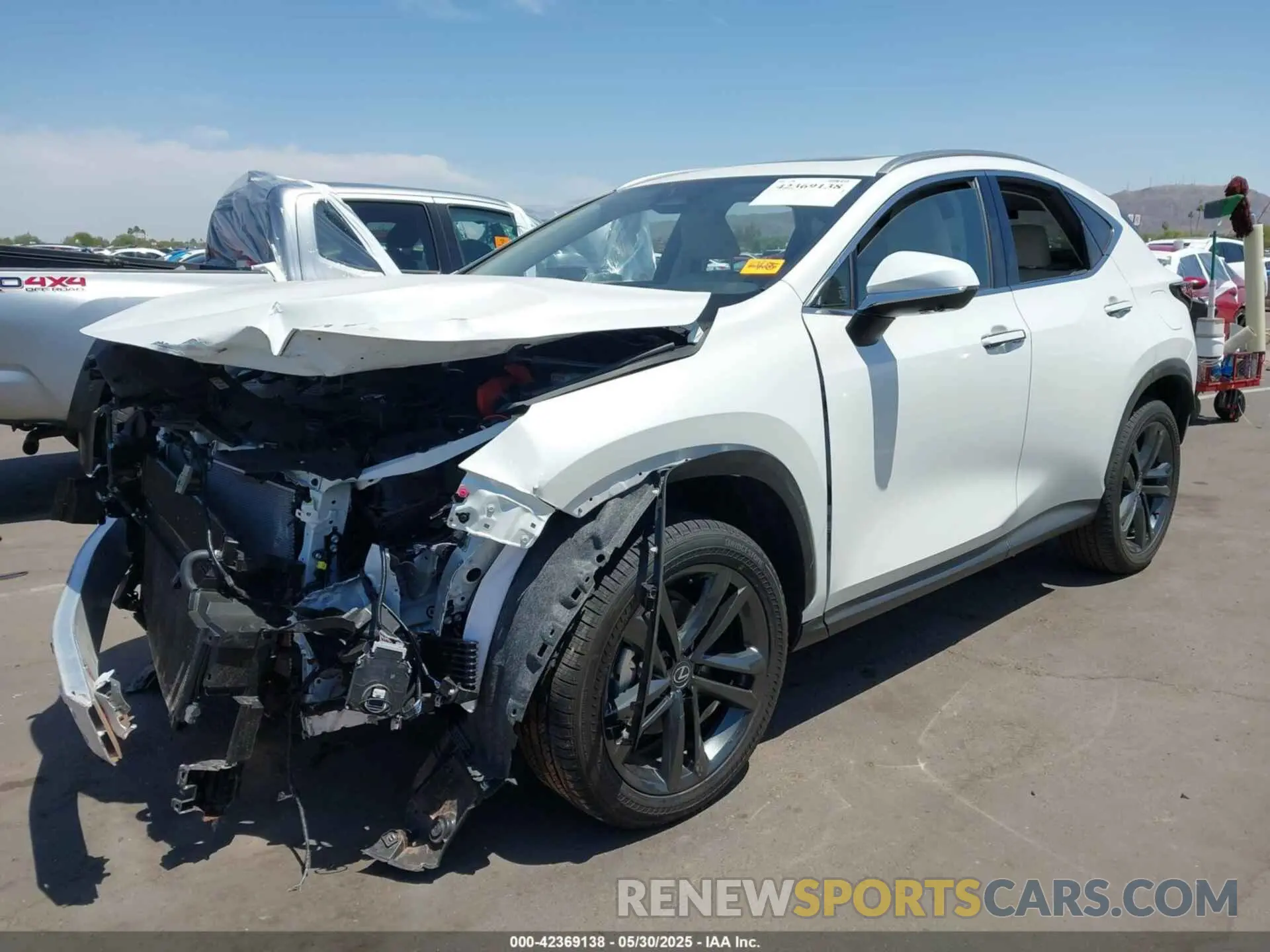 2 Photograph of a damaged car JTJHKCFZ0S2057811 LEXUS NX 450H+ 2025
