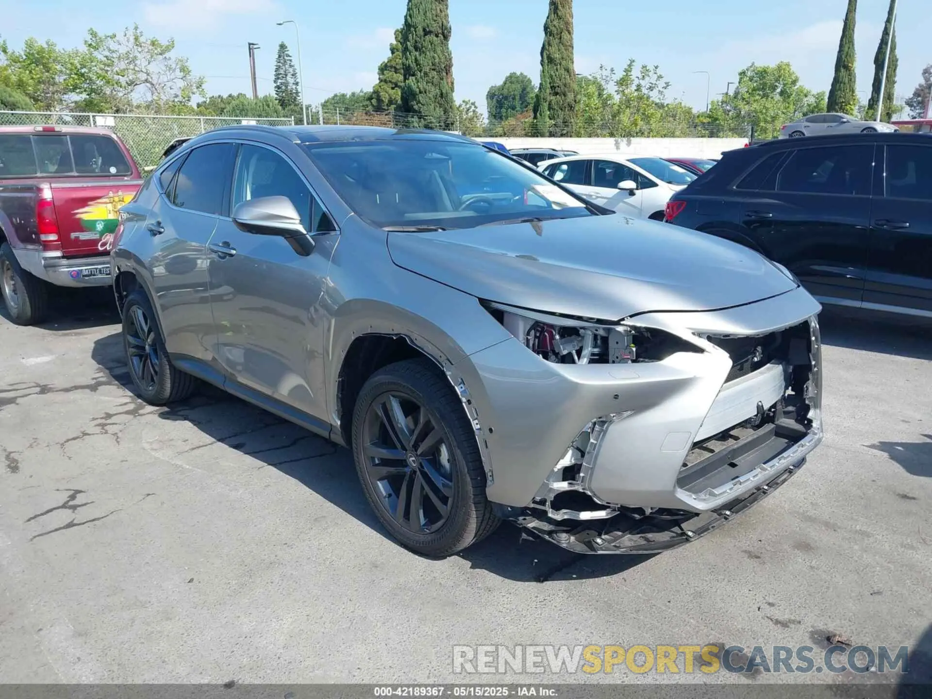1 Photograph of a damaged car JTJHKCFZ2S2044140 LEXUS NX 450H+ 2025