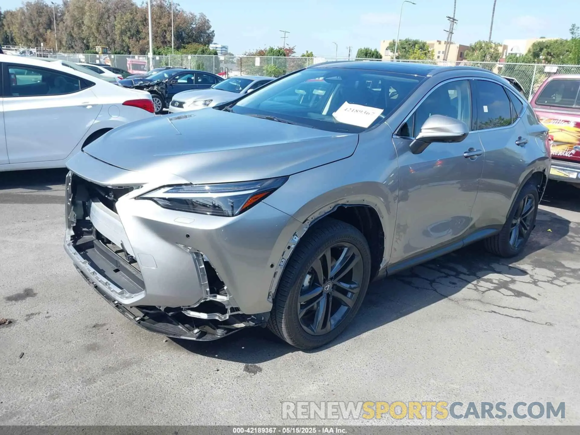 2 Photograph of a damaged car JTJHKCFZ2S2044140 LEXUS NX 450H+ 2025