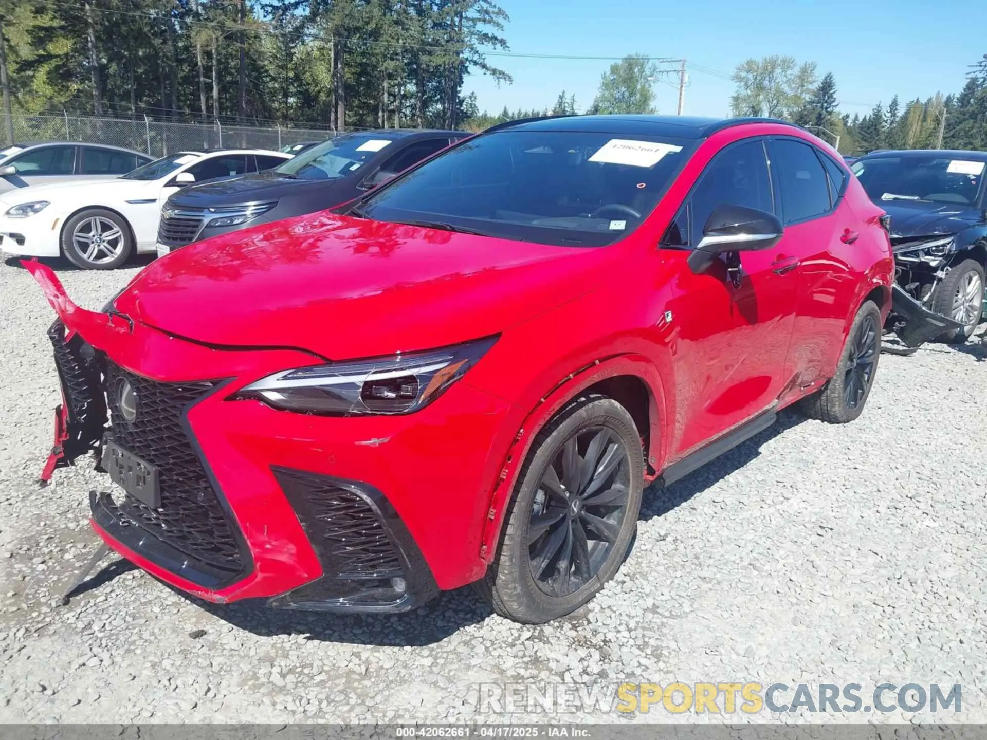 2 Photograph of a damaged car JTJKKCFZ9S2043833 LEXUS NX 450H+ 2025