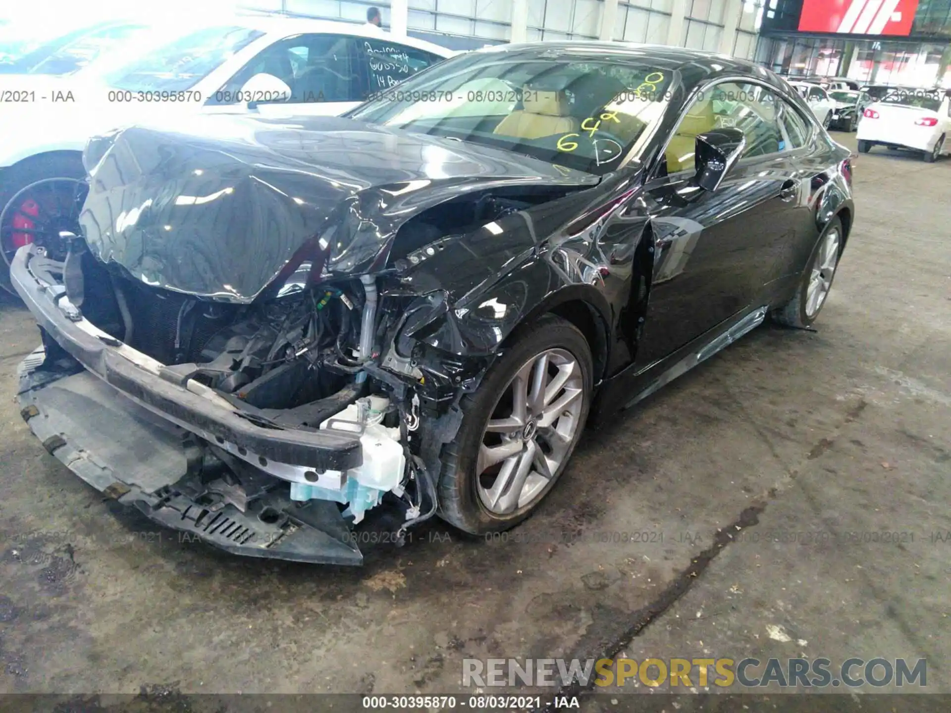 2 Photograph of a damaged car 000HA5BC8K5009246 LEXUS RC 2019