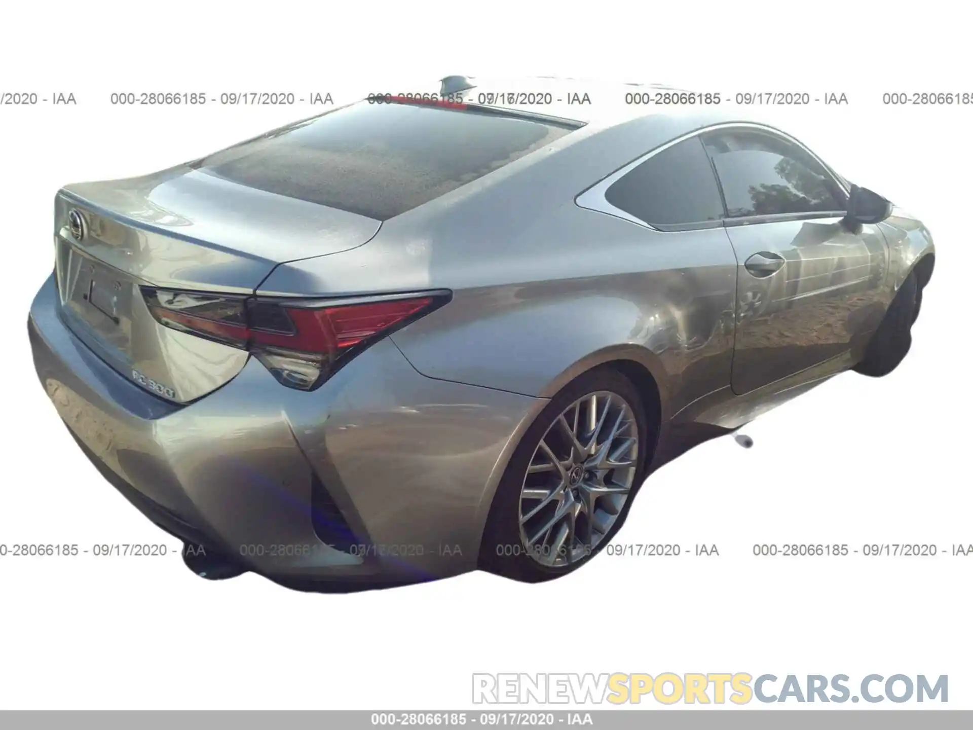 4 Photograph of a damaged car JTHHA5BC0K5010293 LEXUS RC 2019