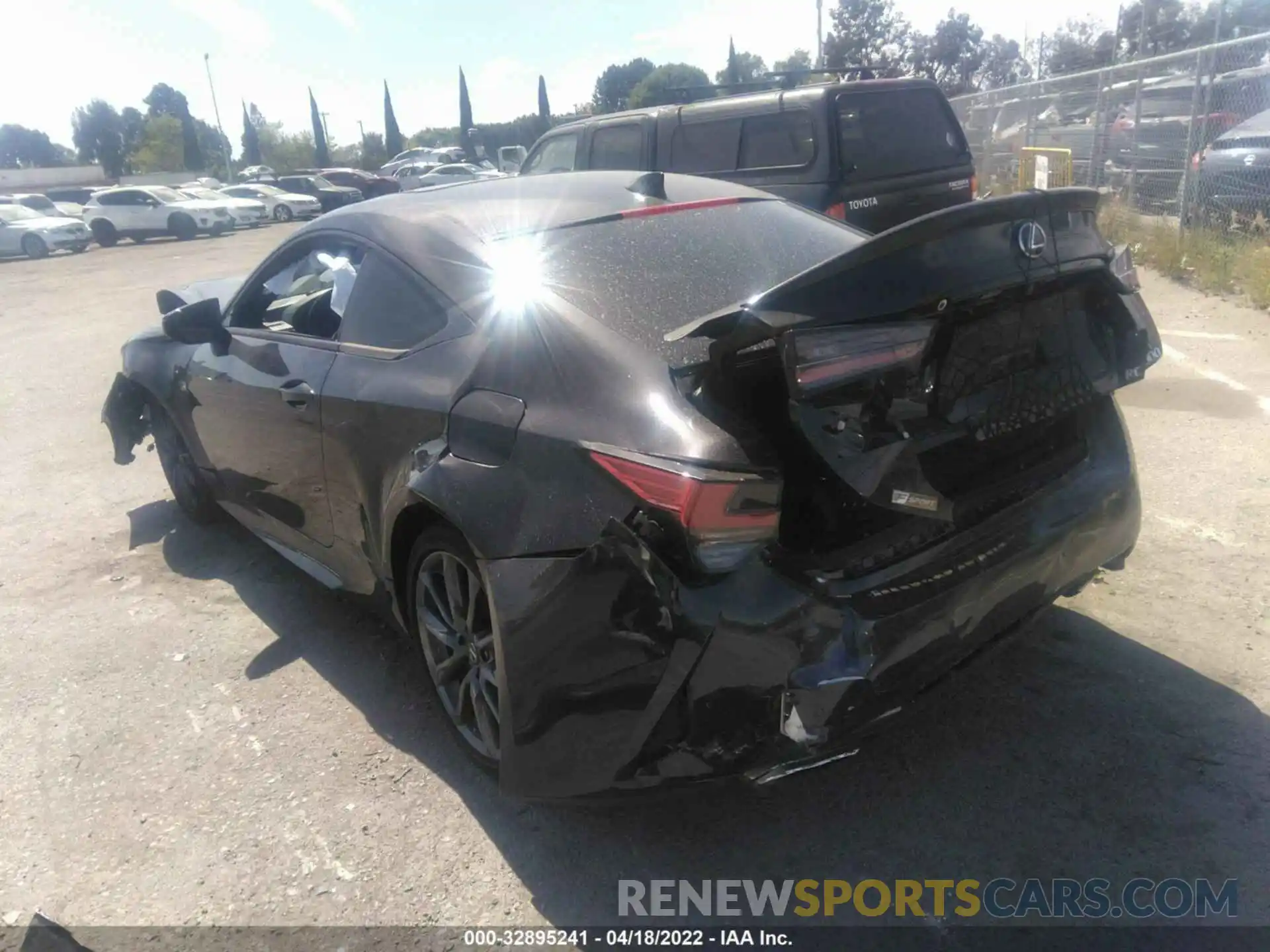 3 Photograph of a damaged car JTHHA5BC6K5009553 LEXUS RC 2019