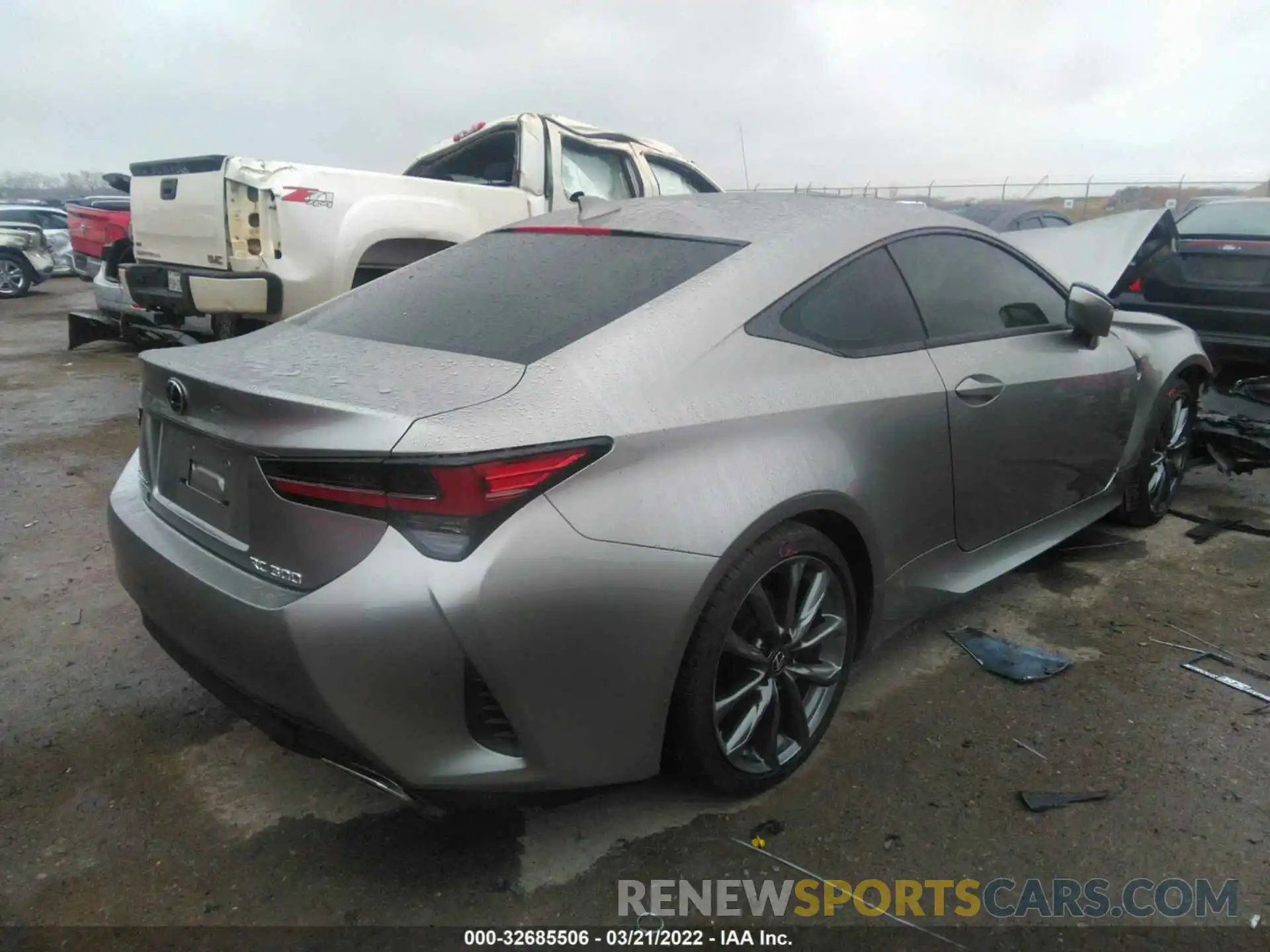 4 Photograph of a damaged car JTHHA5BC8K5010221 LEXUS RC 2019