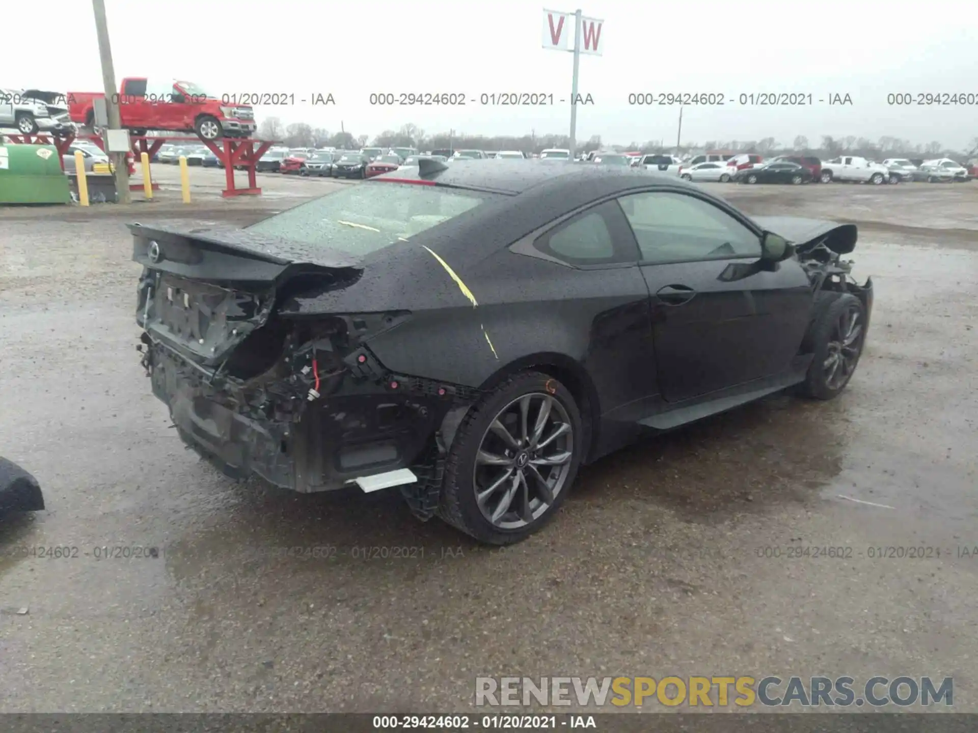 4 Photograph of a damaged car JTHHA5BC9K5008963 LEXUS RC 2019