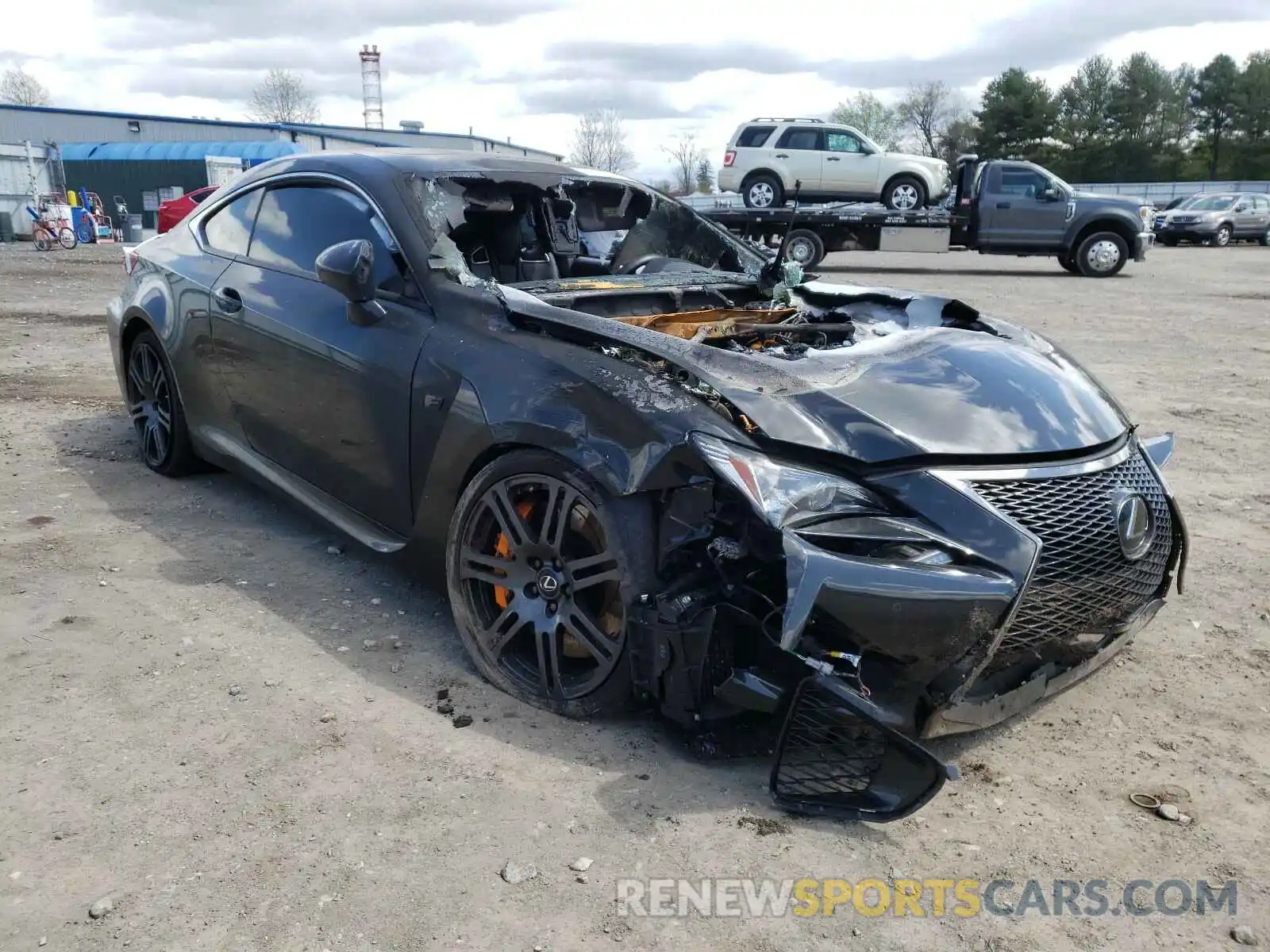 1 Photograph of a damaged car JTHHP5BC9K5007231 LEXUS RC 2019