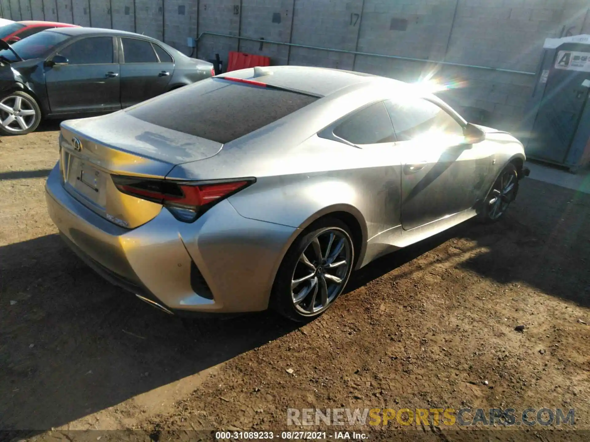 4 Photograph of a damaged car JTHHZ5BC1K5020310 LEXUS RC 2019