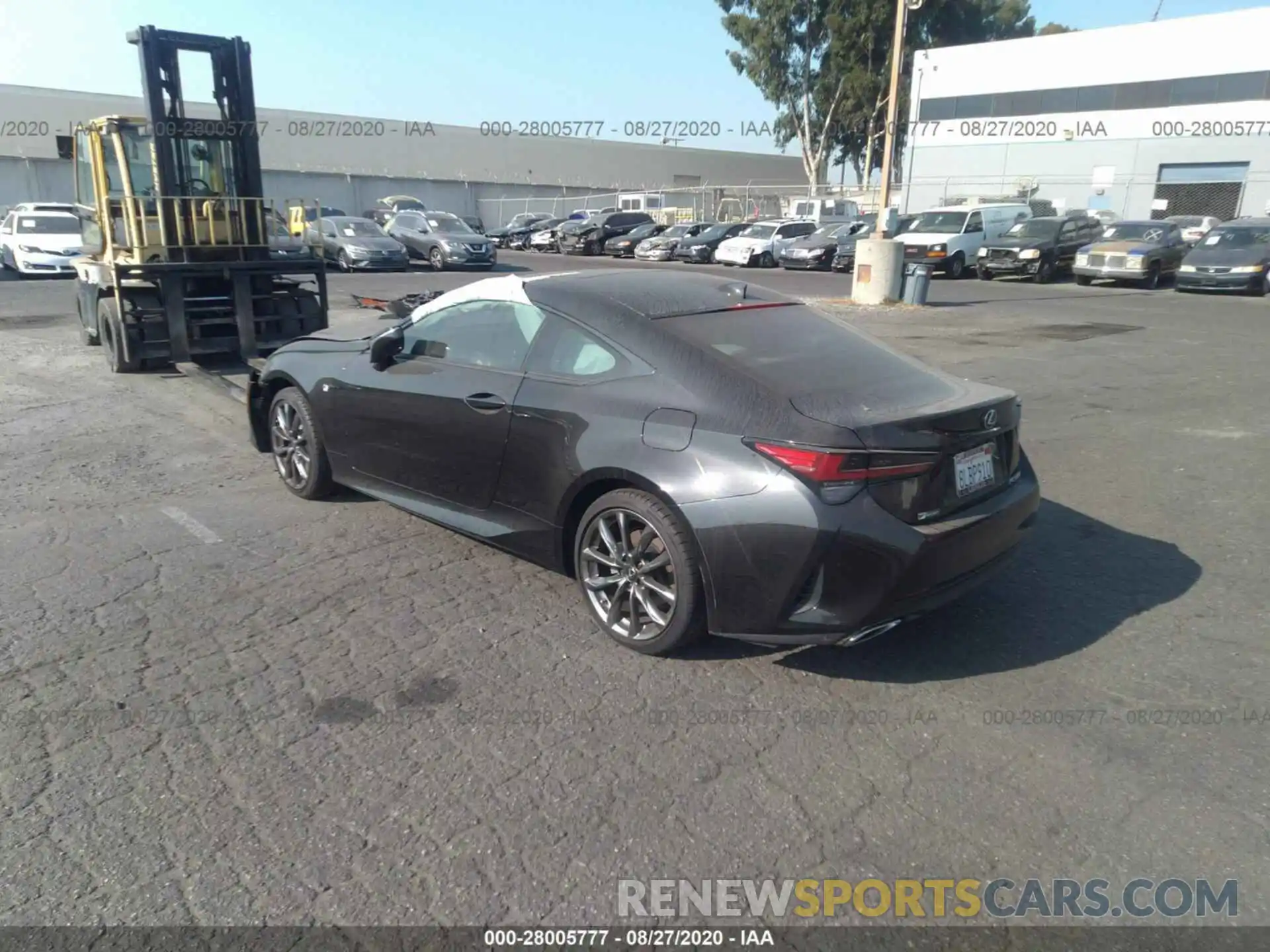 3 Photograph of a damaged car JTHHZ5BC7K5020313 LEXUS RC 2019