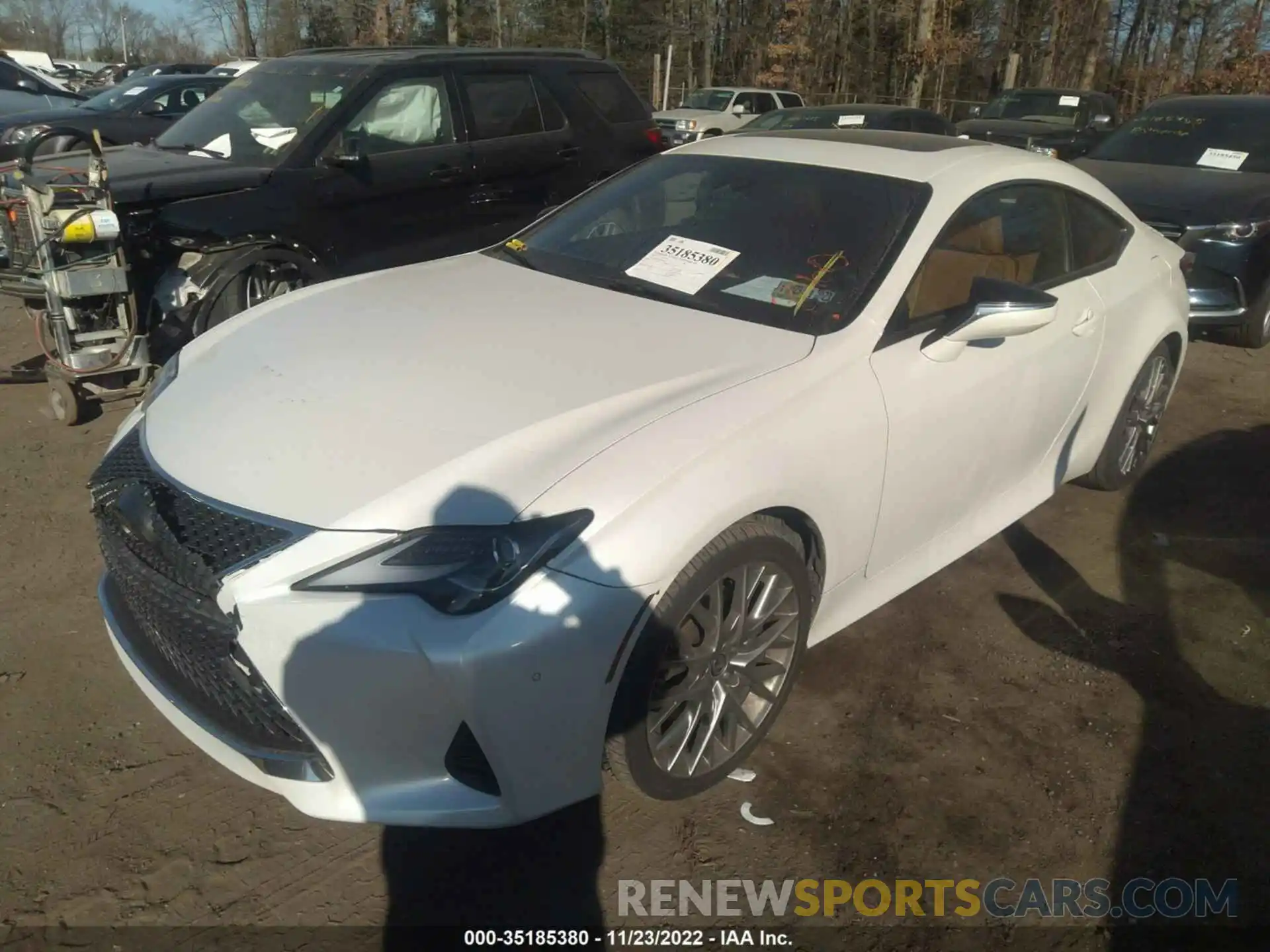 2 Photograph of a damaged car JTHS85BC4K5005485 LEXUS RC 2019