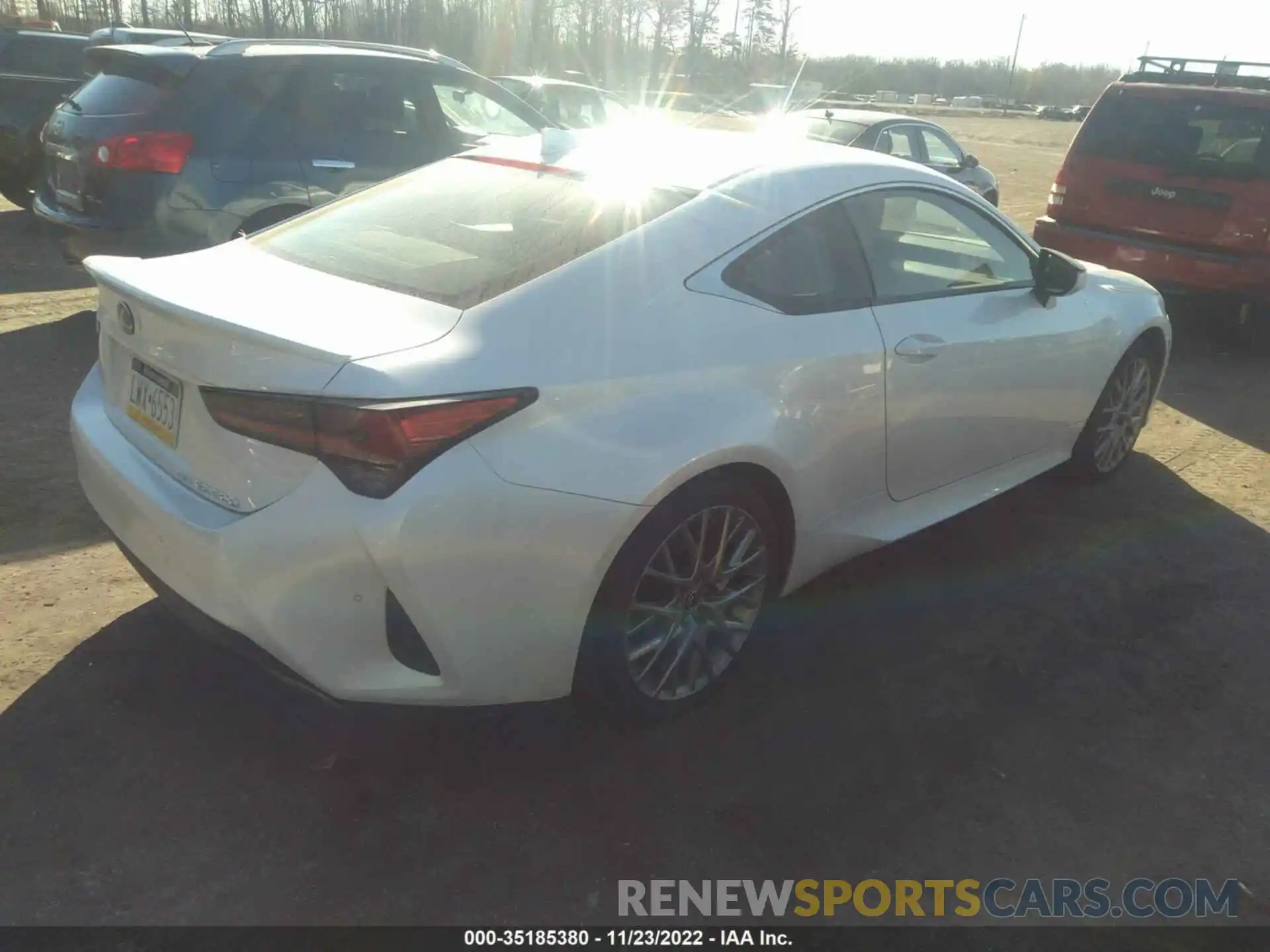 4 Photograph of a damaged car JTHS85BC4K5005485 LEXUS RC 2019