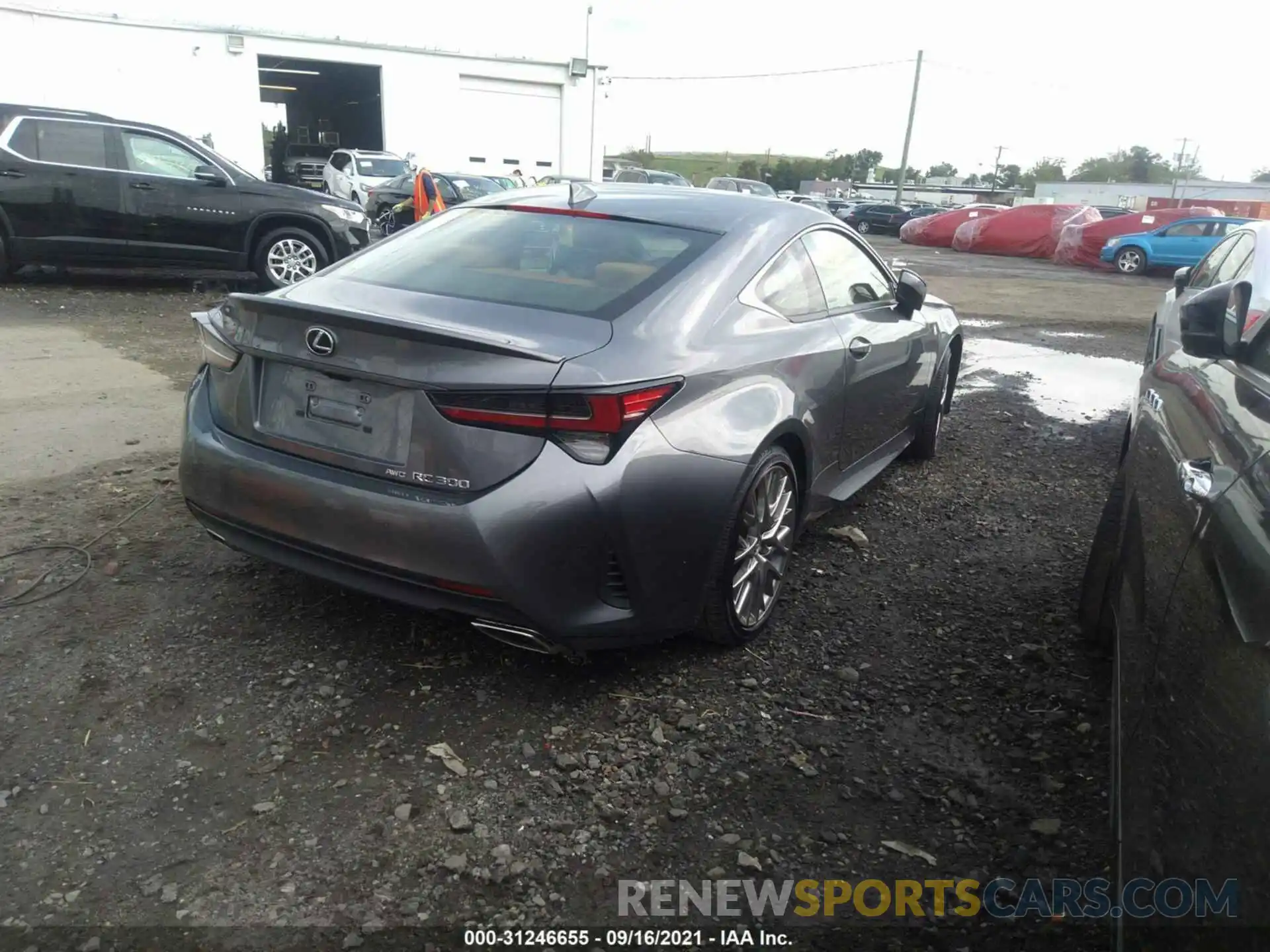 4 Photograph of a damaged car JTHS85BC8K5004744 LEXUS RC 2019