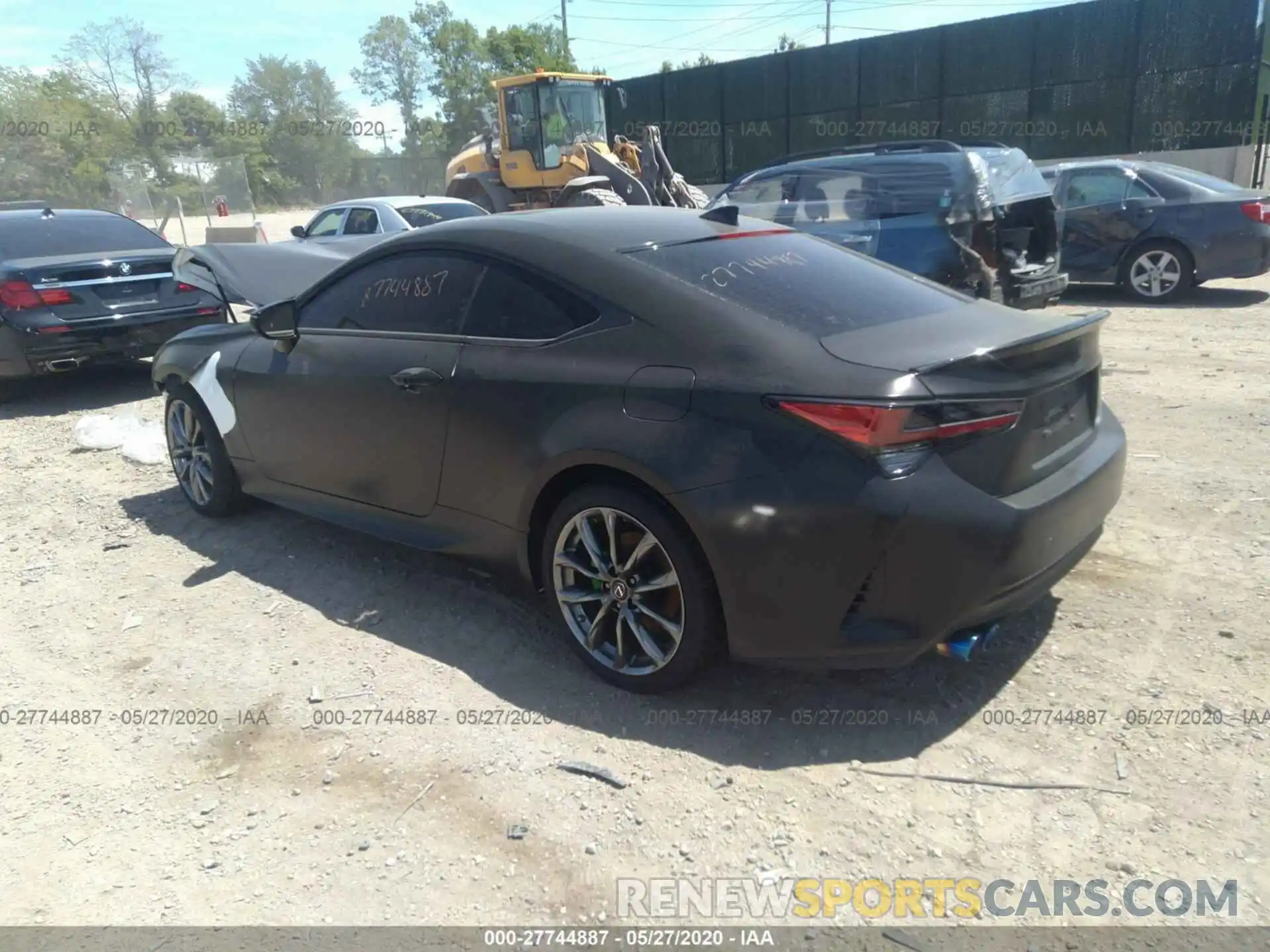 3 Photograph of a damaged car JTHSZ5BC3K5009802 LEXUS RC 2019