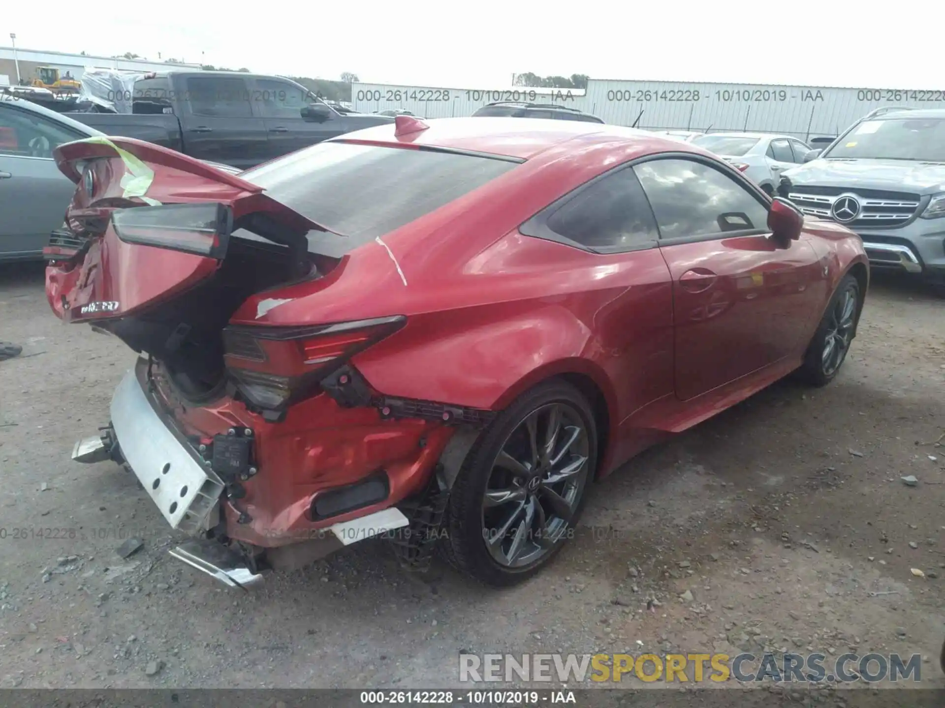 4 Photograph of a damaged car JTHSZ5BC4K5009307 LEXUS RC 2019