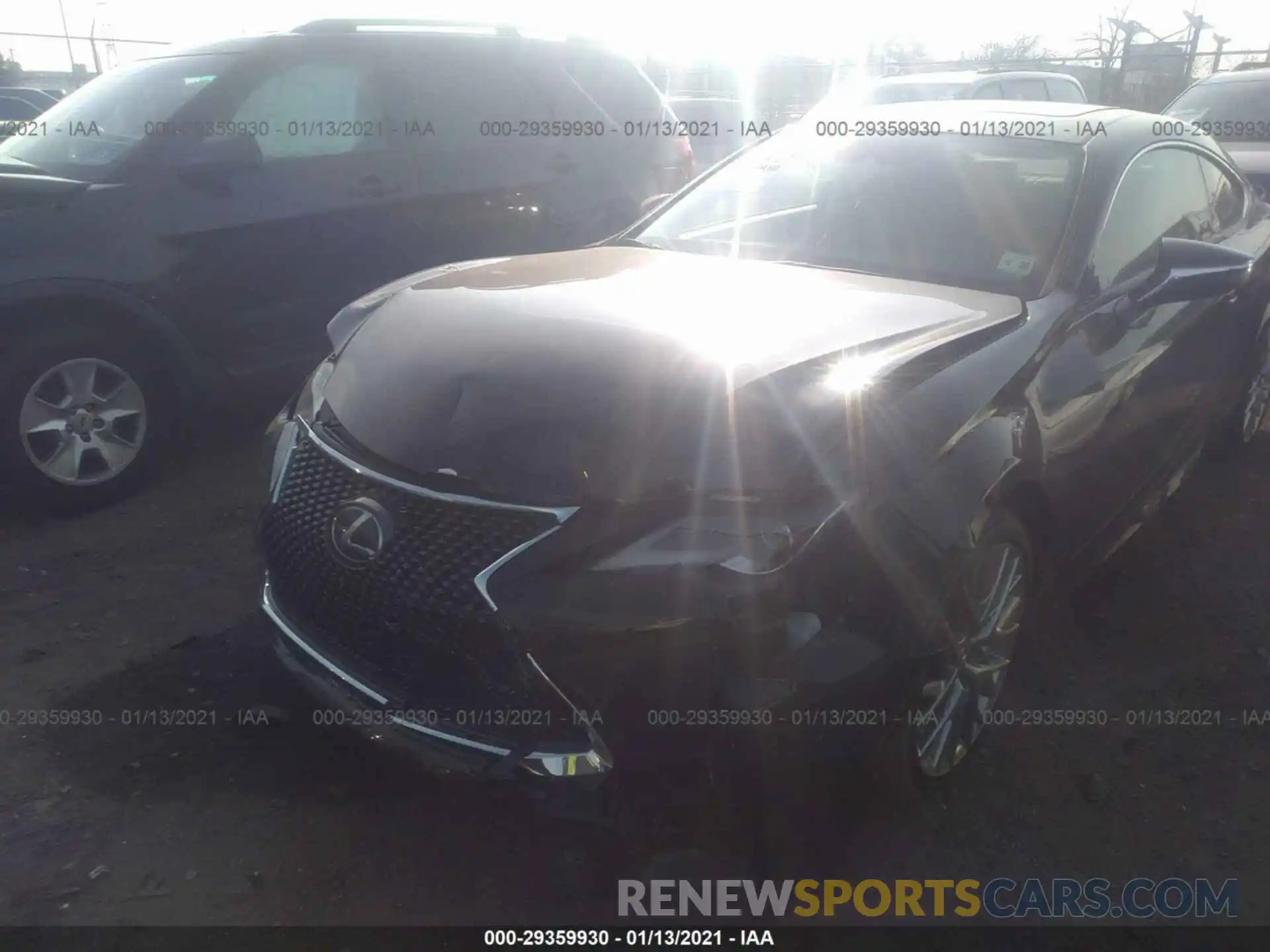 6 Photograph of a damaged car JTHD85EC5L5005646 LEXUS RC 2020