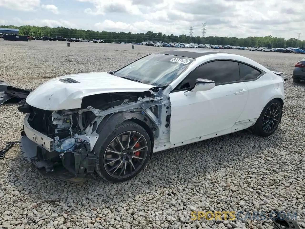 1 Photograph of a damaged car JTHDP5BC2L5007958 LEXUS RC 2020