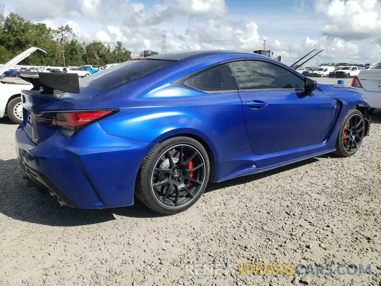 3 Photograph of a damaged car JTHYP5BC1N5008328 LEXUS RC 2022