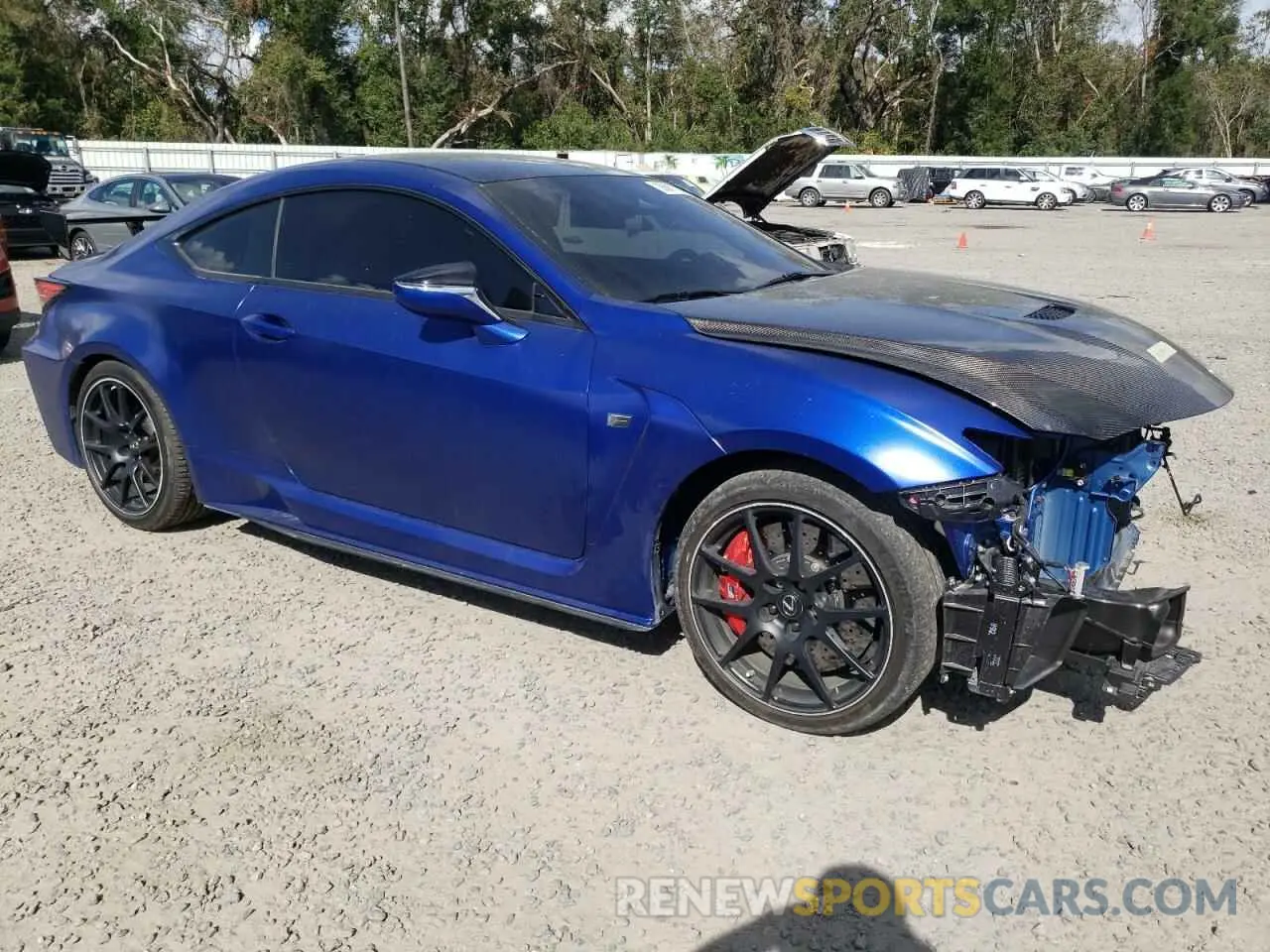 4 Photograph of a damaged car JTHYP5BC1N5008328 LEXUS RC 2022