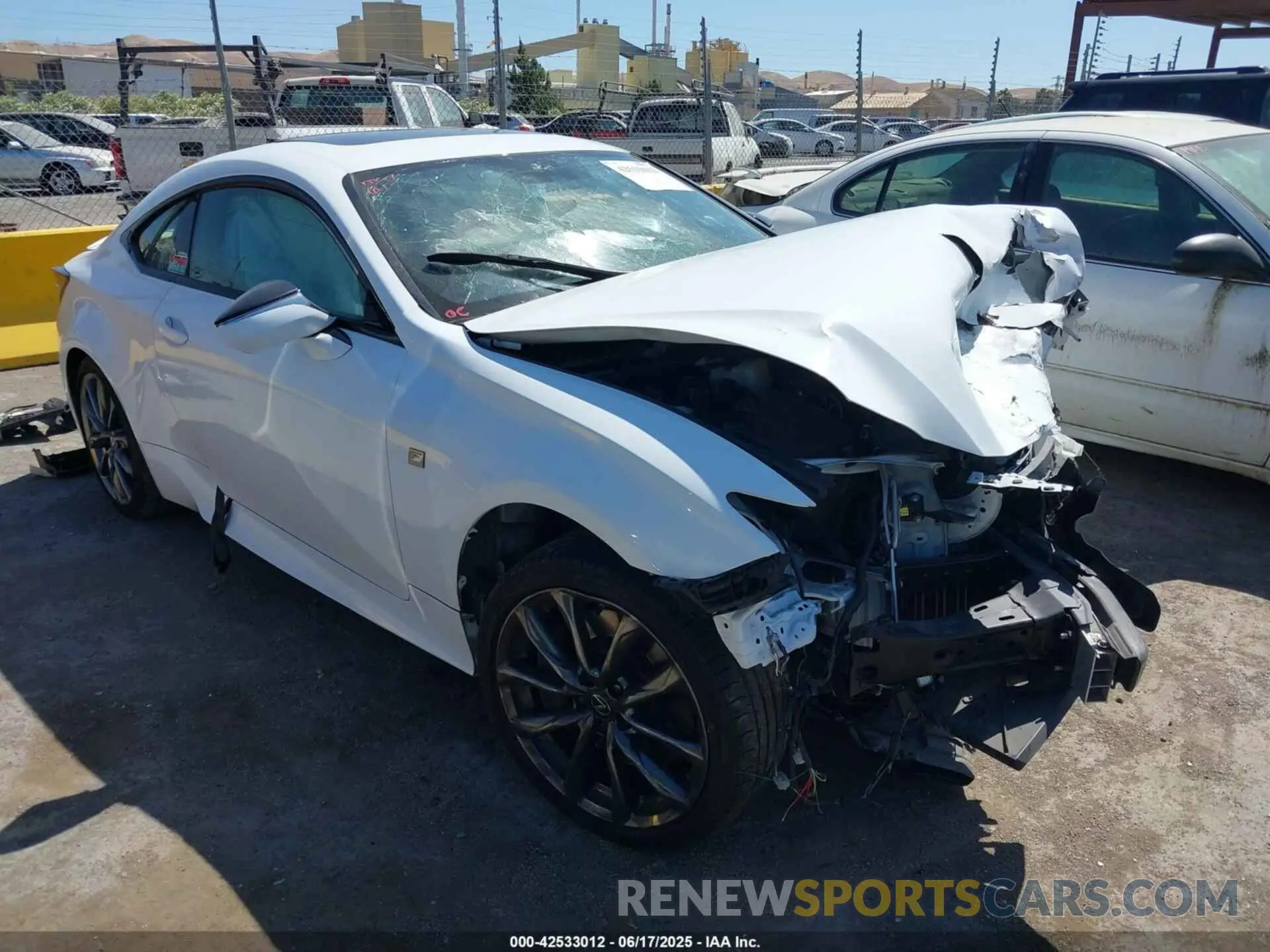 1 Photograph of a damaged car JTHHA5BC0K5009659 LEXUS RC 300 2019