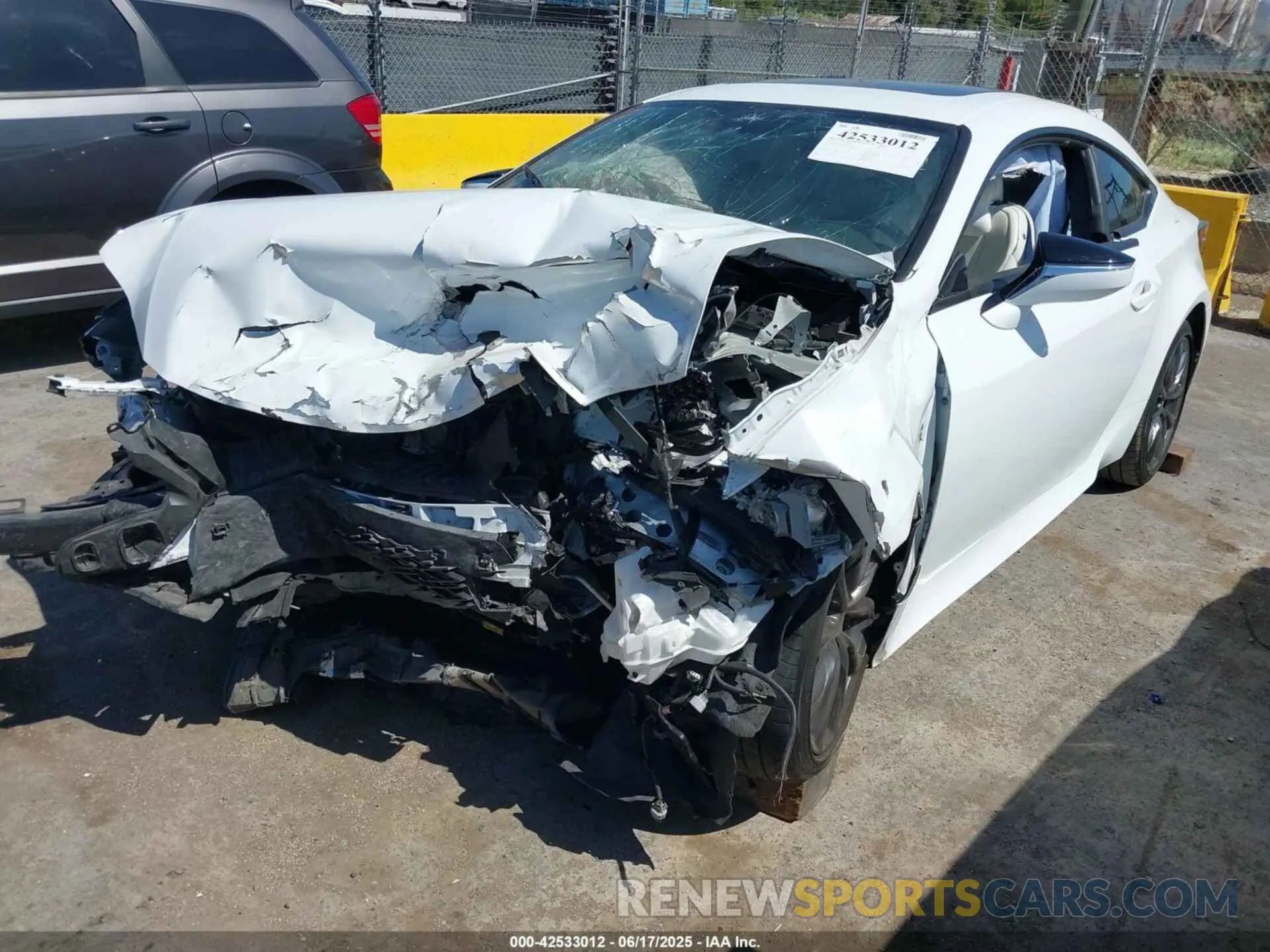 2 Photograph of a damaged car JTHHA5BC0K5009659 LEXUS RC 300 2019