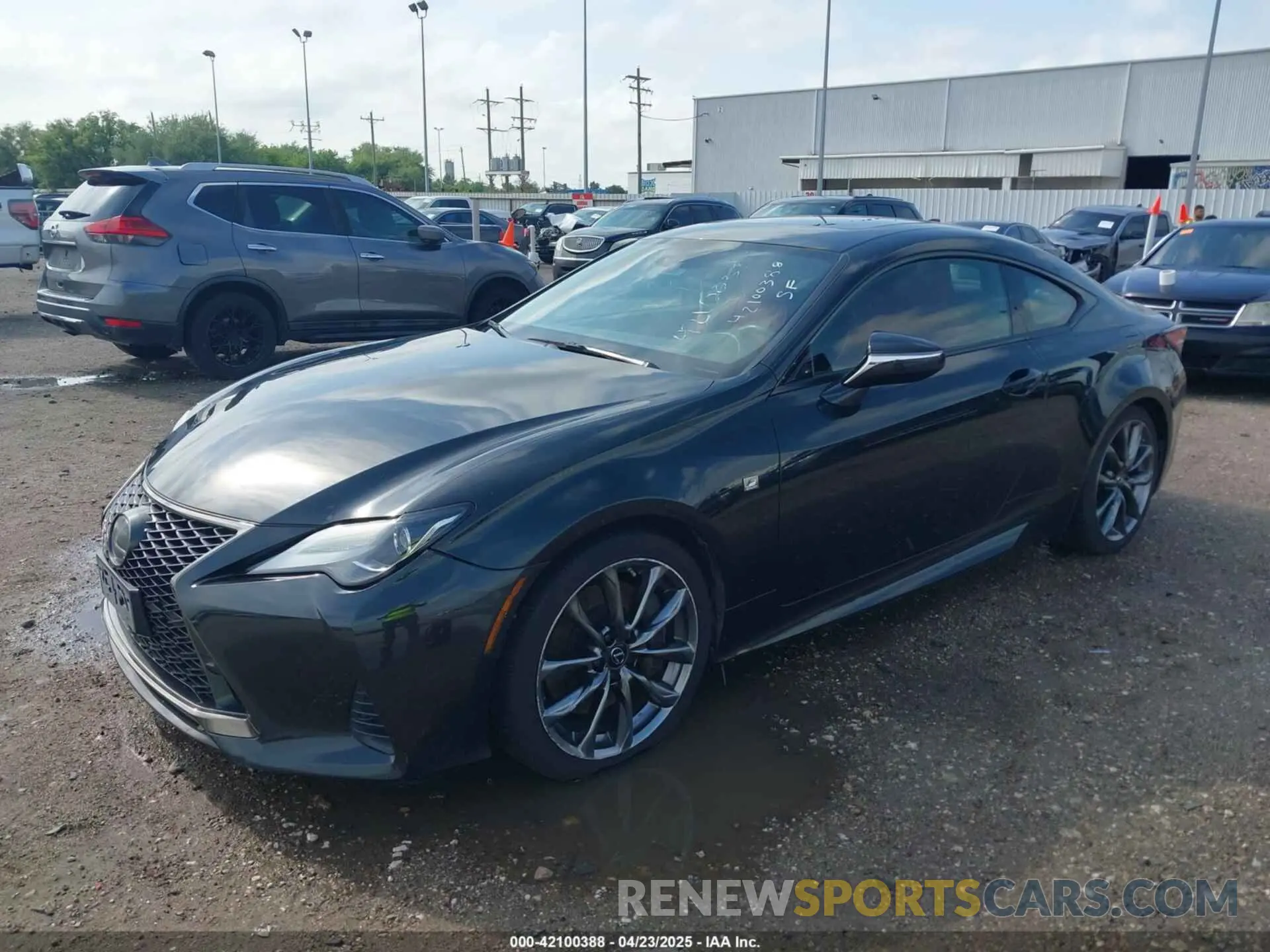 2 Photograph of a damaged car JTHHA5BC4K5009549 LEXUS RC 300 2019