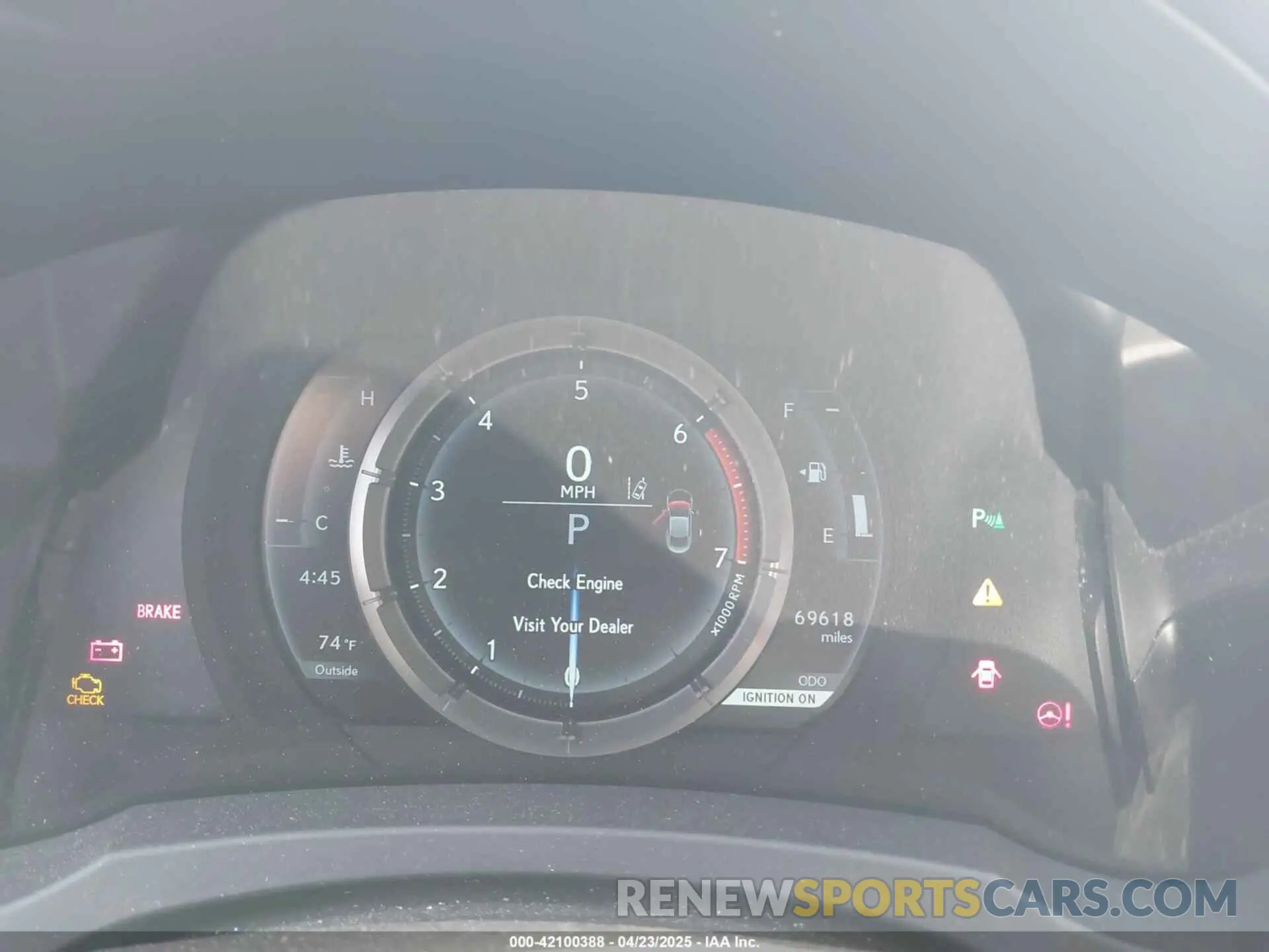 7 Photograph of a damaged car JTHHA5BC4K5009549 LEXUS RC 300 2019